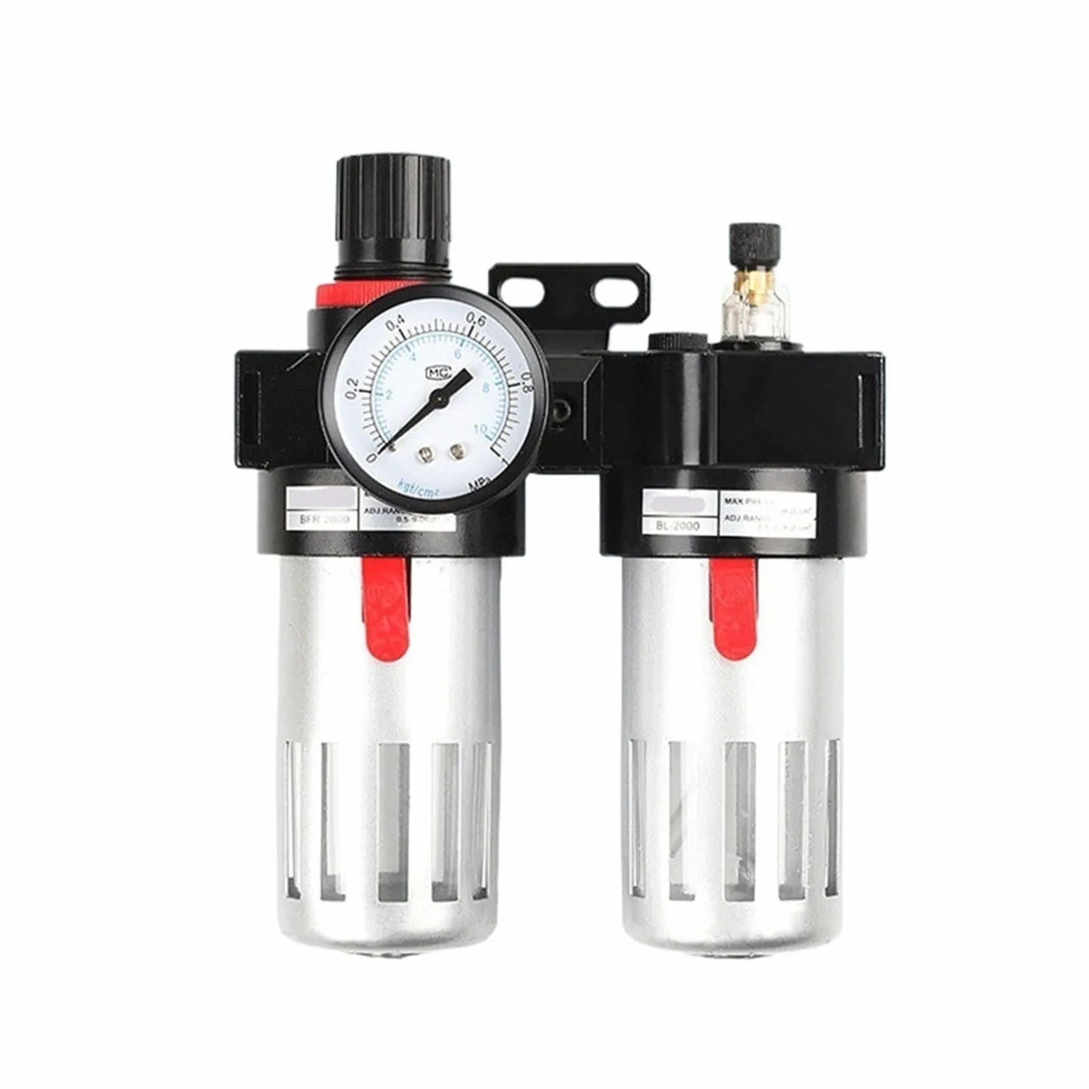 Procesador de Aire BFC2000 Válvula Reductora de presión neumática Válvula reguladora Filtro Separador de Aire, Aceite y Agua BFC3000 4000(BFC2000)