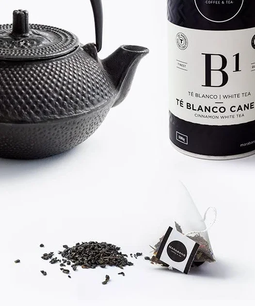 Marabans Té Blanco Canela pirámides 25 sobres sin gluten