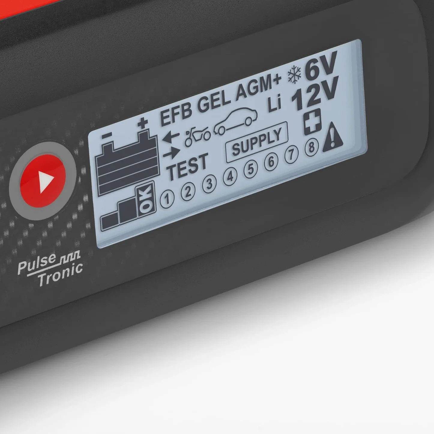 Telwin 807578 Cargador de baterías, mantenedor de carga y tester electrónico multifunción T-CHARGE 12 EVO