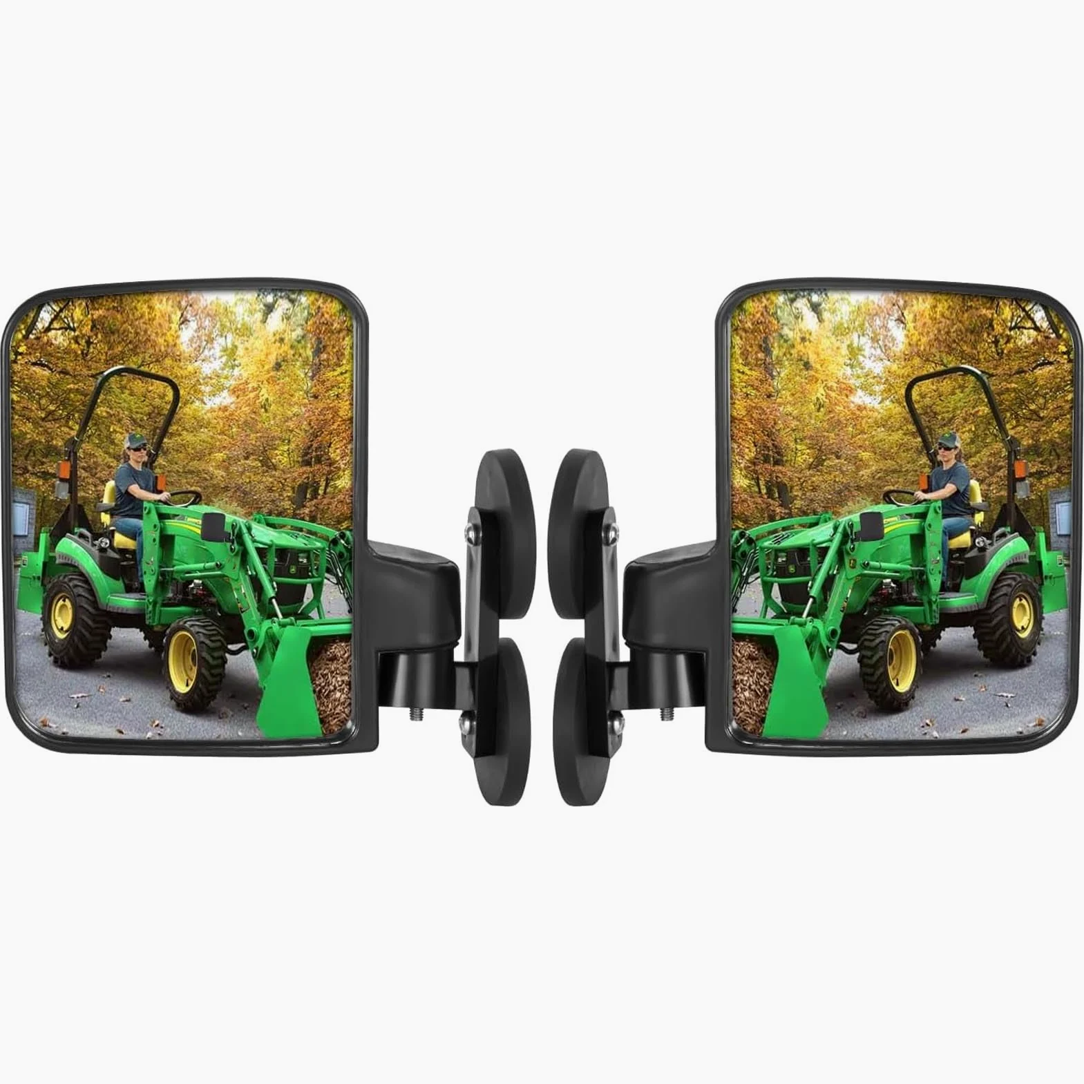 Espejos magnéticos para tractores retrovisor universal ajustable ángulo posición bulldozers