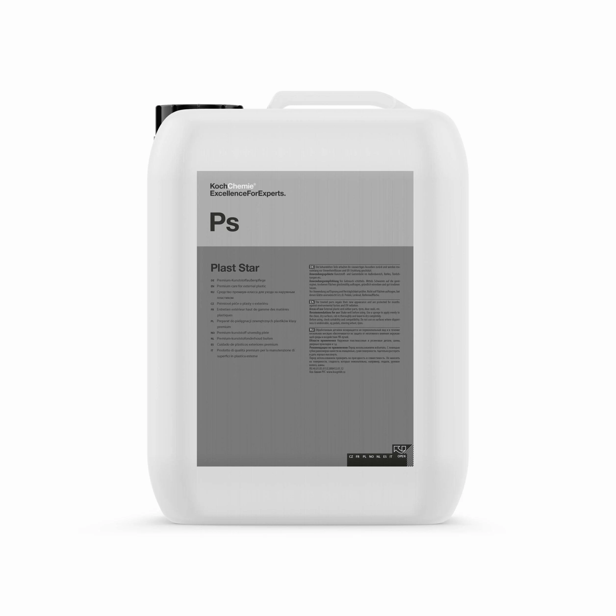 Koch Chemie Plast Star 173010 - Sin aceite de silicona, 10 l