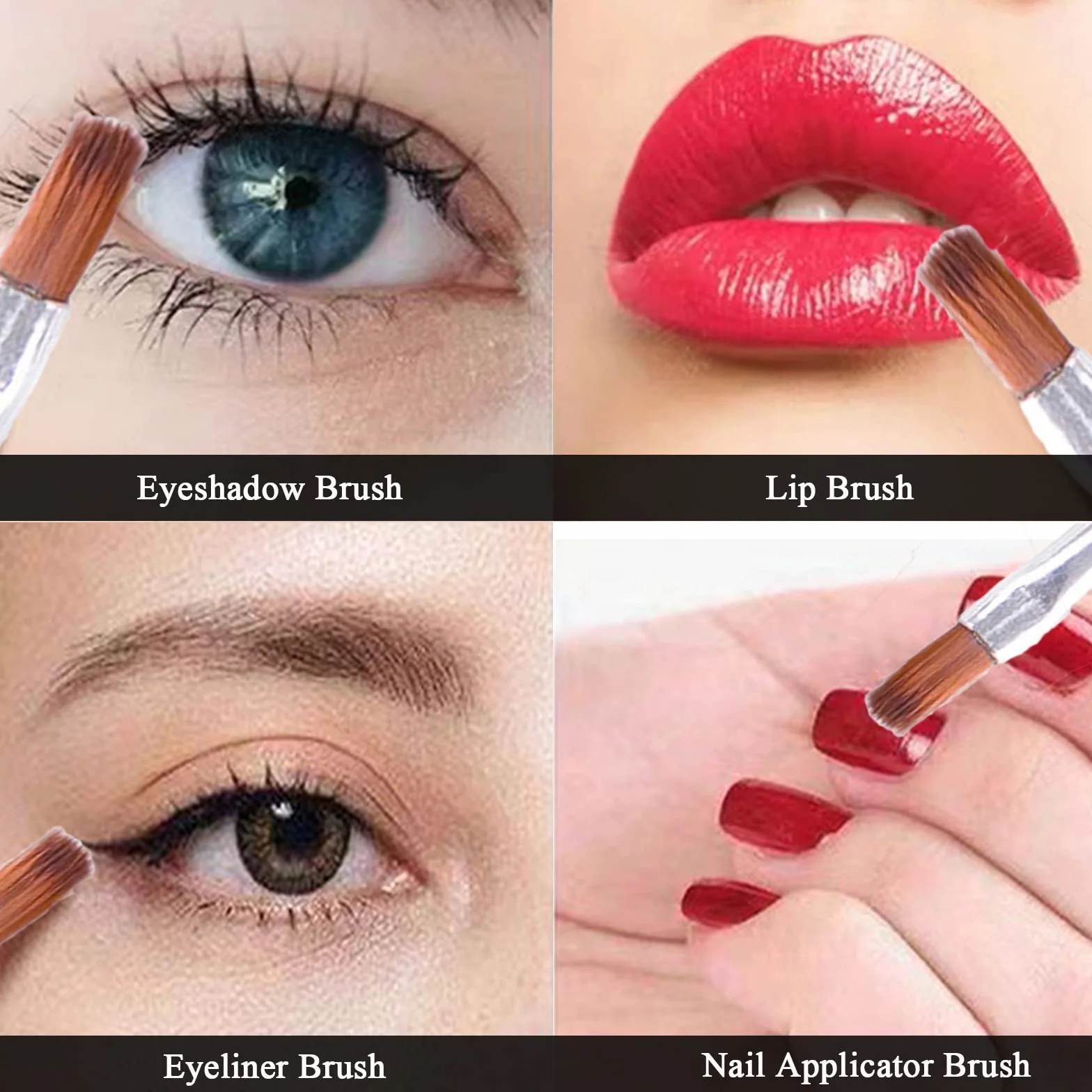 Roseflower cepillo de labios desechable 100pcs aplicador de labios para maquillaje