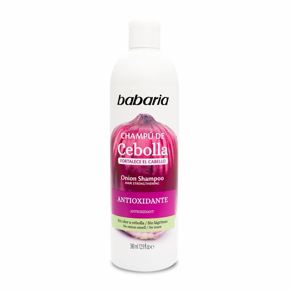 Babaria Champu Cebolla Antioxidante 380ml Sin Olores