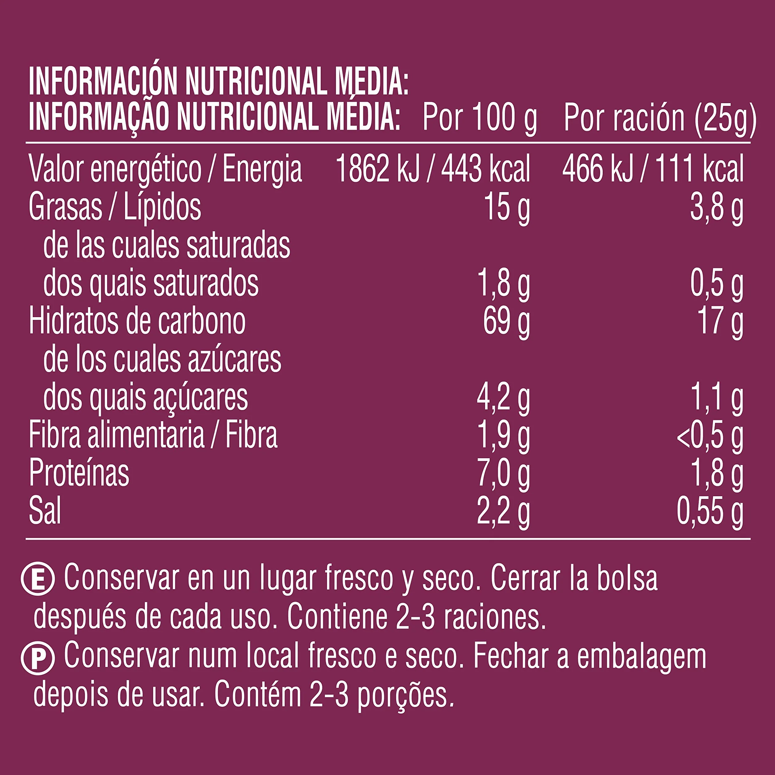 Bicentury Mini Tortitas de Cereales Sabor Jamón Ibérico Snack Crujiente 7 unidades