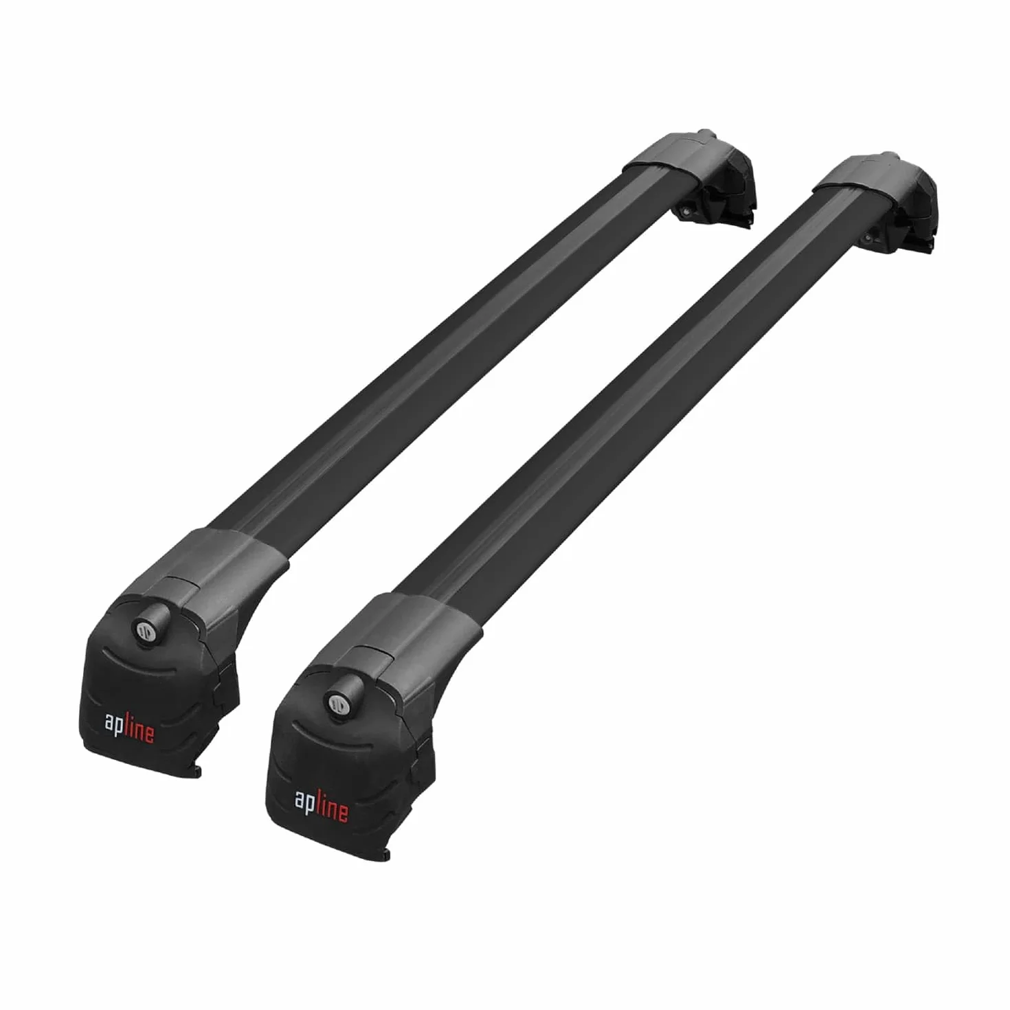Compatible con Opel Grandland X 2017-2024 Modelo Ace-2 Barra de Techo Auto Portaequipajes Barras Transversales Negro Aluminio 2 Barras