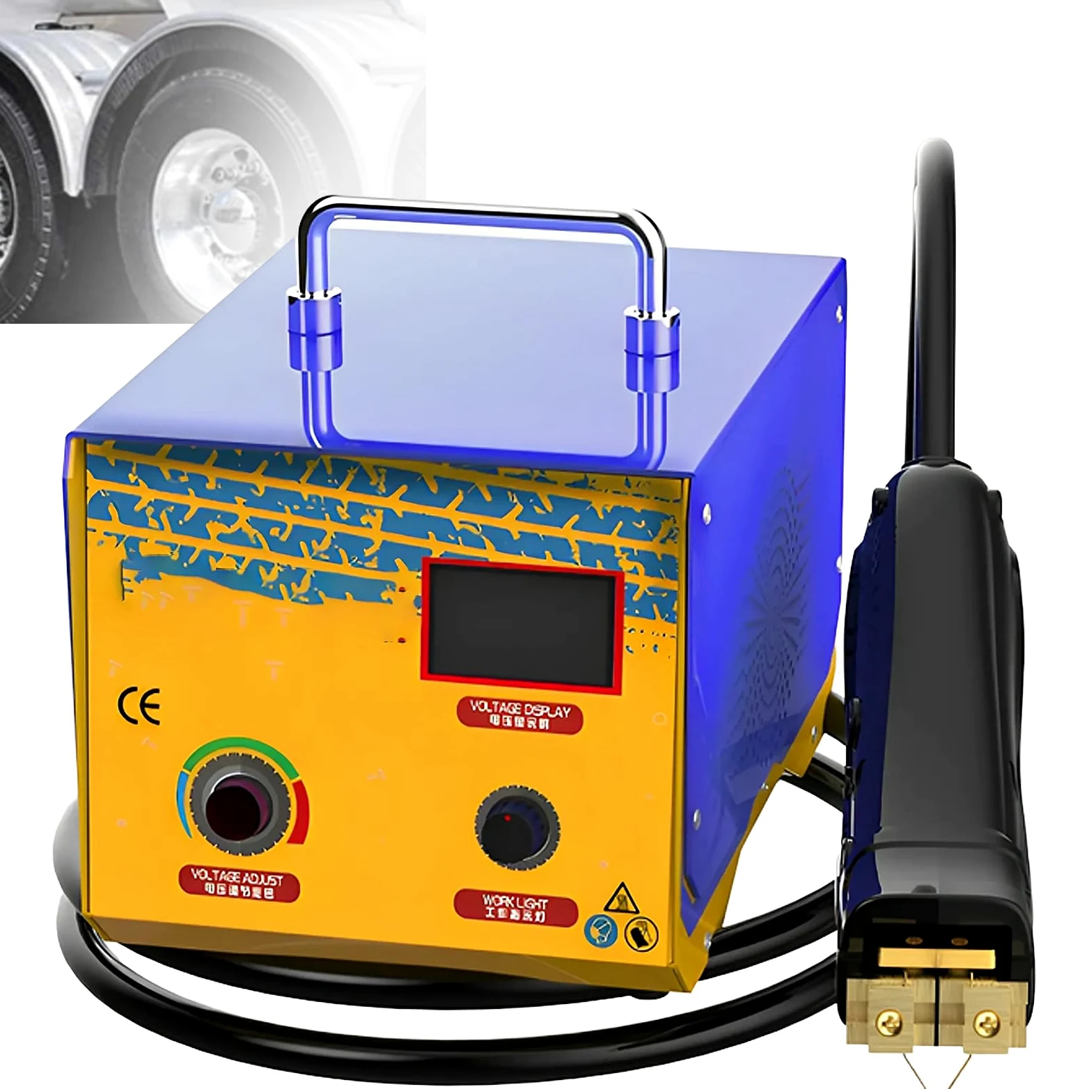 Máquina ranuradora manual de neumáticos, herramienta de ranurado de neumáticos para recauchutado de automóviles y camiones, cortador de goma resistente
