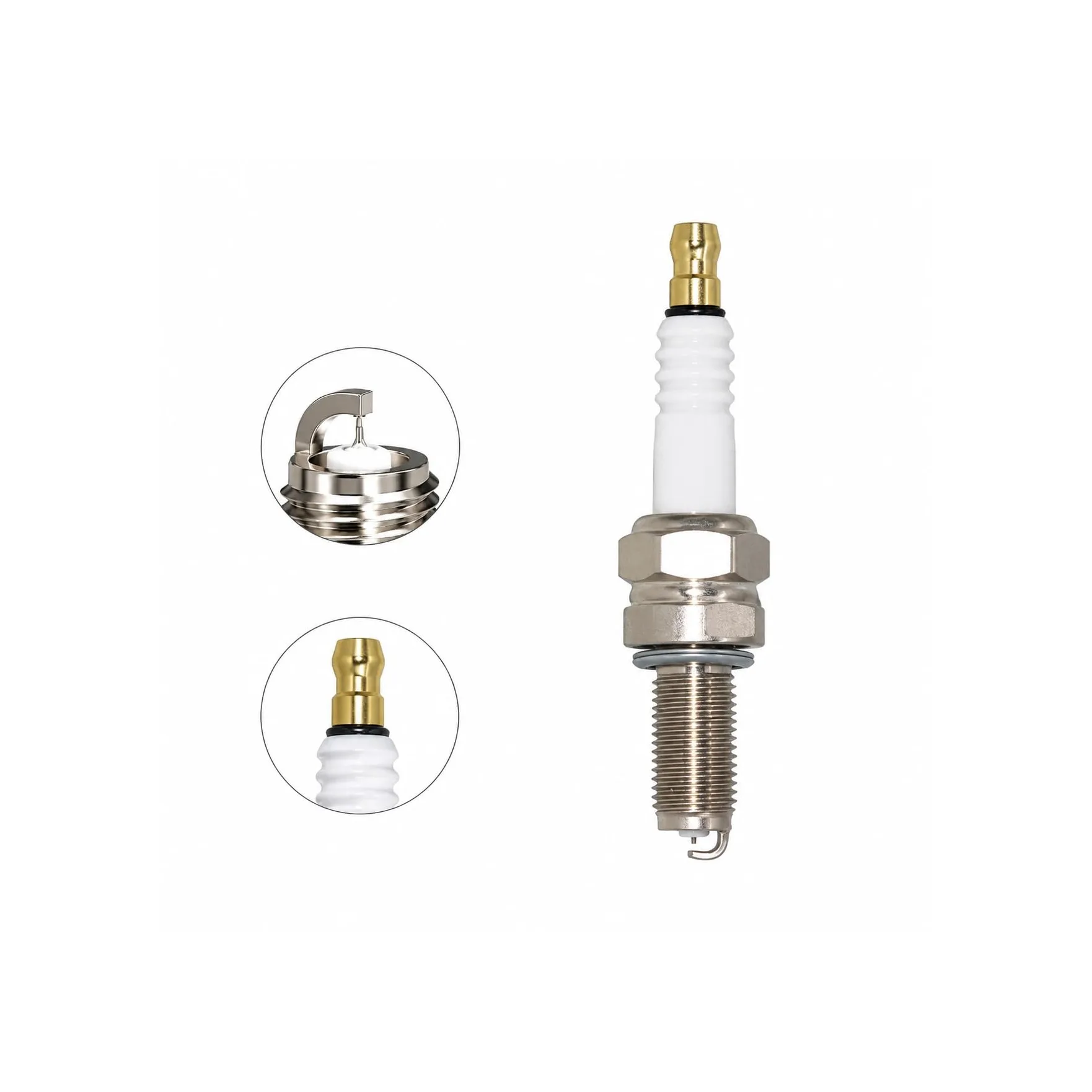 2-8 Piezas Bujías De Iridio Para Tipo Tuerca B9RI Reemplazo Para CR9EIX CR9E CR9EK C9E CR9EB IU27 U27ETR U27ESR-N U27ES-N(6 pieces with box)