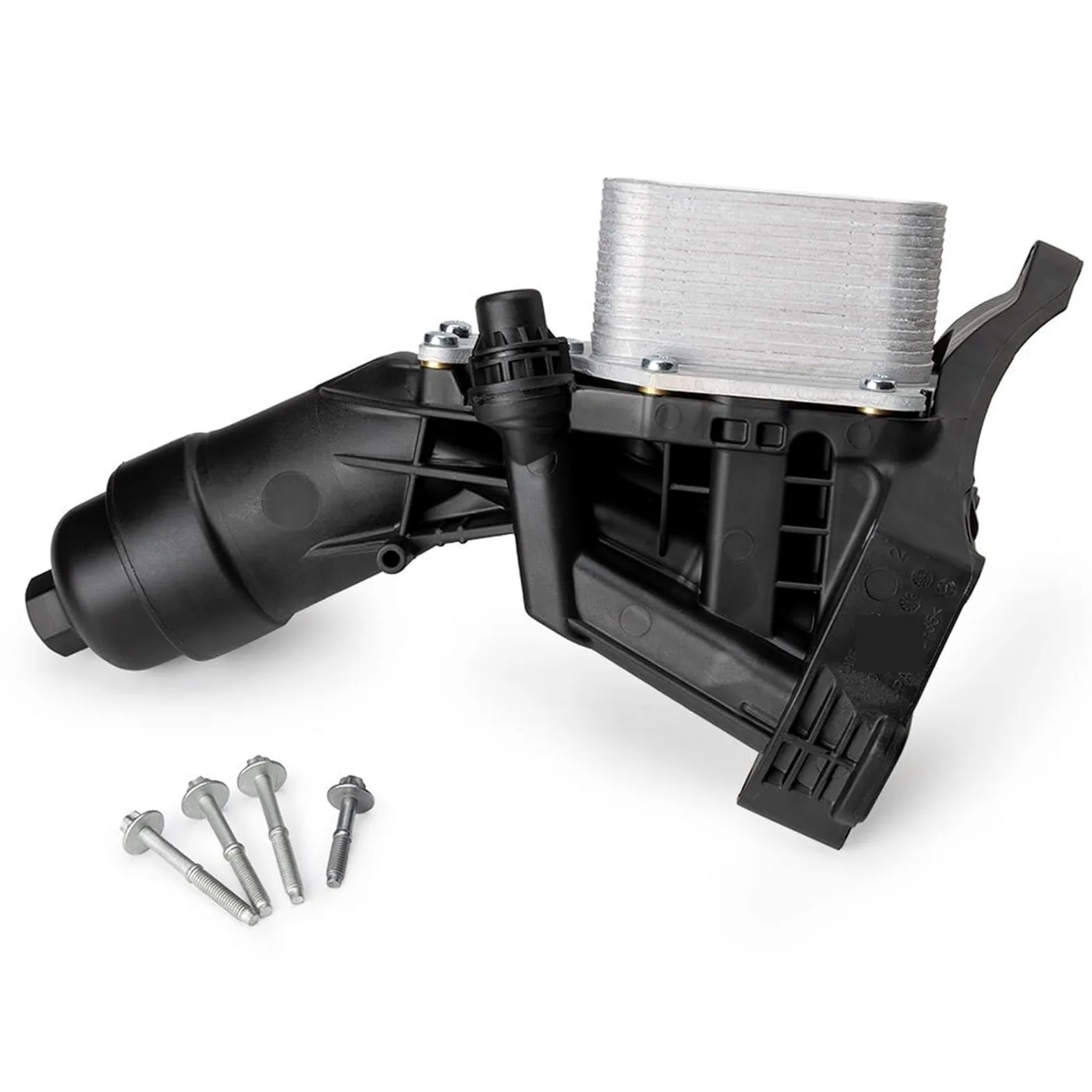 SaDity 11428596283 carcasa del filtro de aceite carcasa del enfriador del filtro de aceite Compatible con BMW F20 F22 F30 G30 G32 piezas del motor 11428593771 11428586673