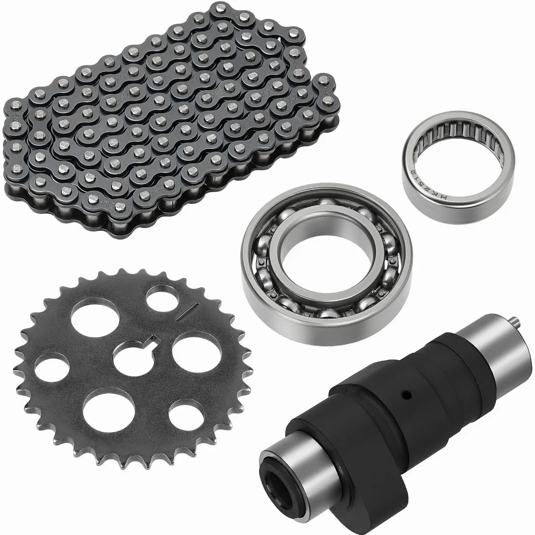 Kit árbol de levas & cadena & engranaje & rodamiento para Yama-ha Warrior Big Bear 350 YFM350X/YFM350 Moto-4 1989-2005 5UH121700000