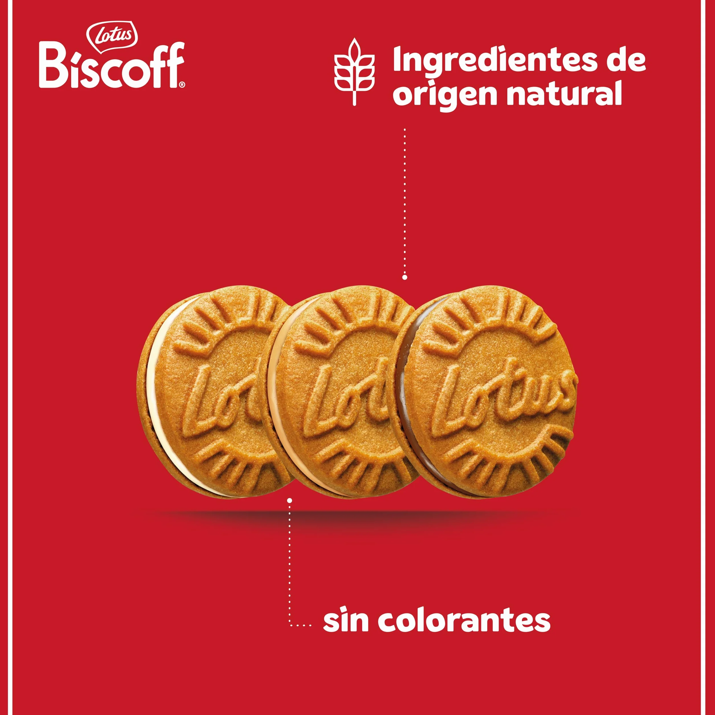 Lotus Biscoff Paquete Variado Galleta Sándwich 3 Sabores 16 x 50g 800g