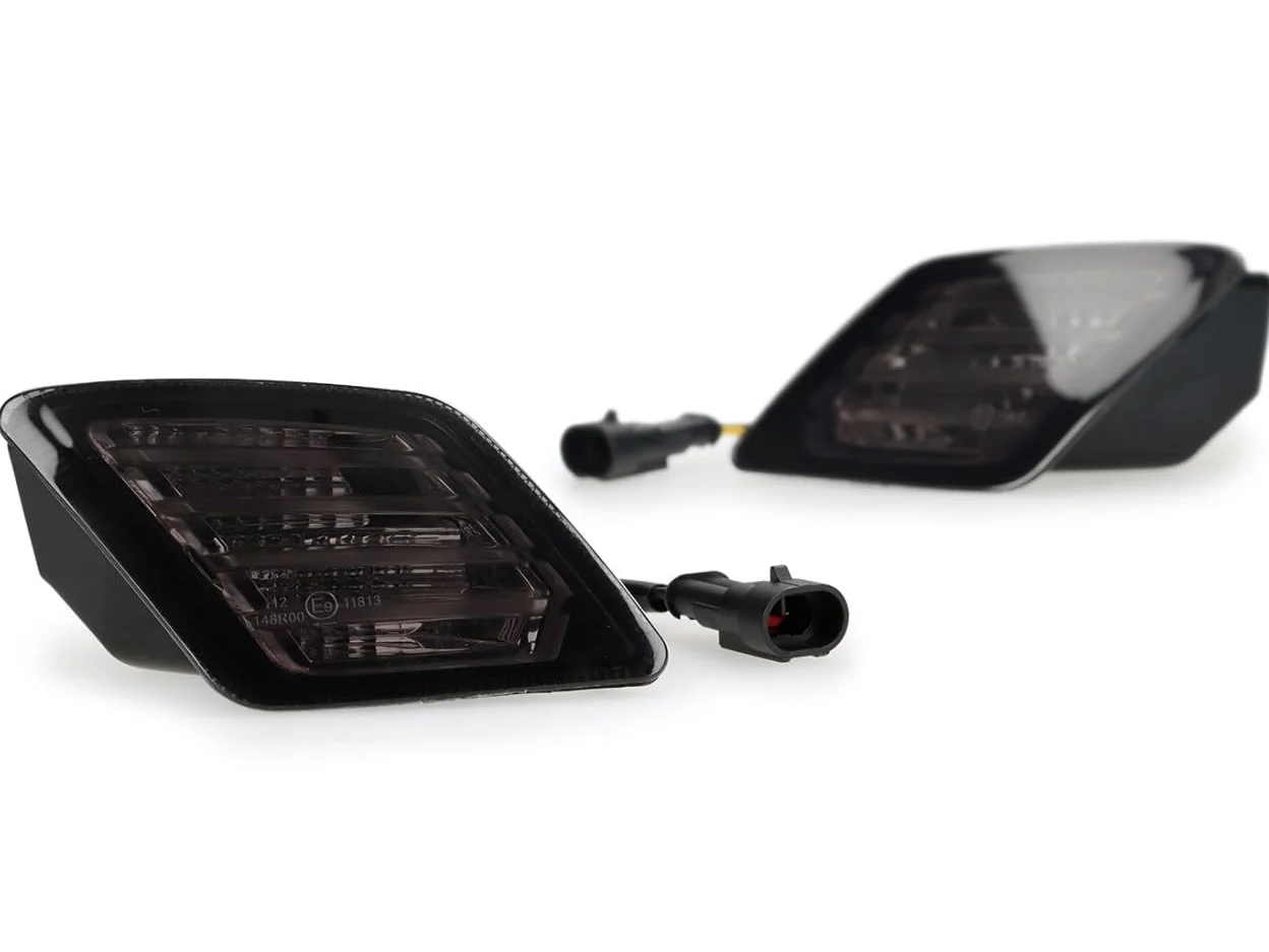 PIAGGIO Power1 - Intermitente LED tintado delantero y trasero para Vespa GTS a partir de 2023 con homologación