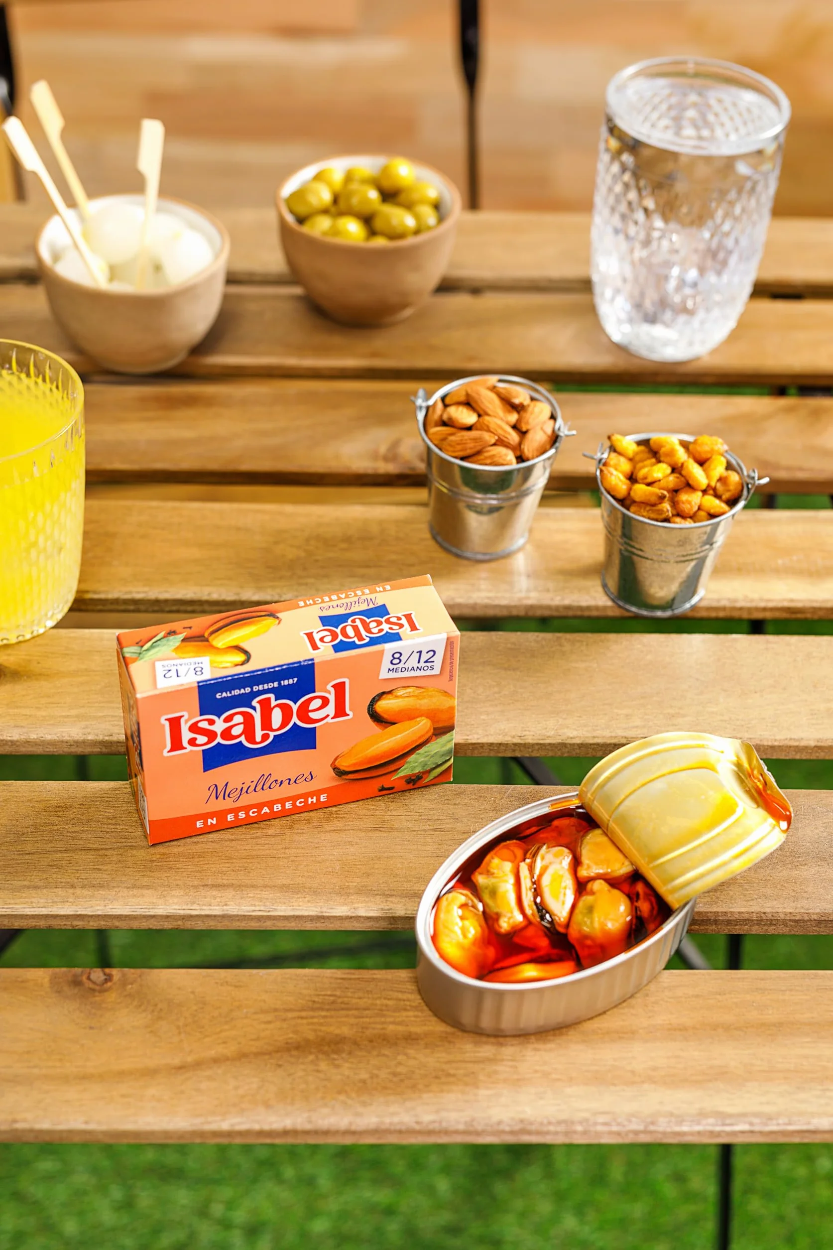 Isabel Mejillones en Escabeche Pack 5 Latas 8-12