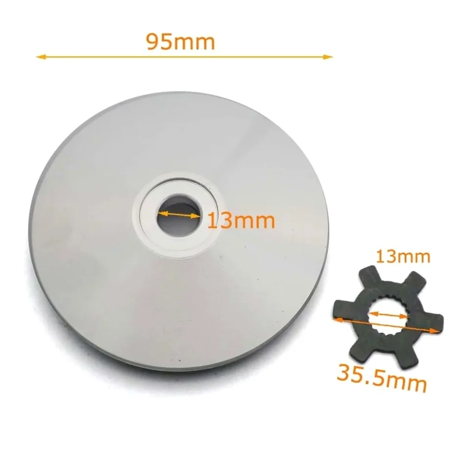 Piezas de reparación Ventilador de Rodillos del variador 1E40QMB de 50 CC, Compatible con Piezas de Motor de Motocicleta y Scooter de 50 18 mm
