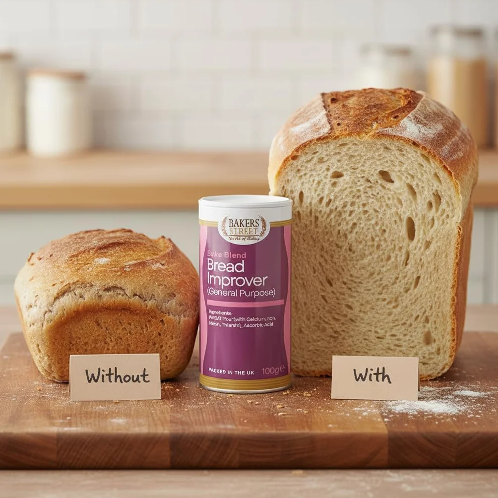 Mejorador de Pan Multiusos Bakers Street 100 g Acondicionador para Masa