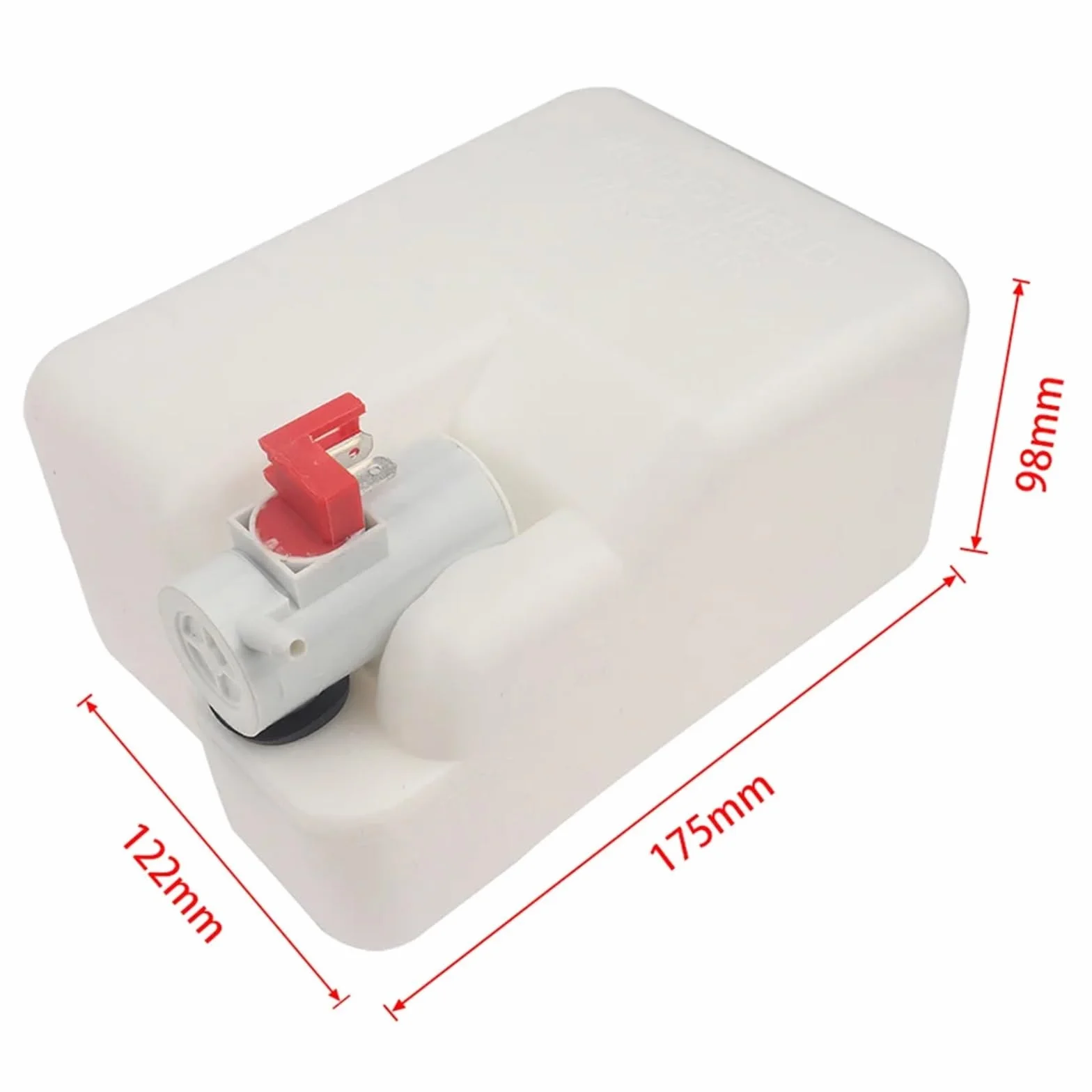 válvula limpiaparabrisas Kit universal de botella de lavaparabrisas para coche de 1,5 l, bomba de lavaparabrisas de 12 V, depósito de líquido, boquilla y pulverizador.