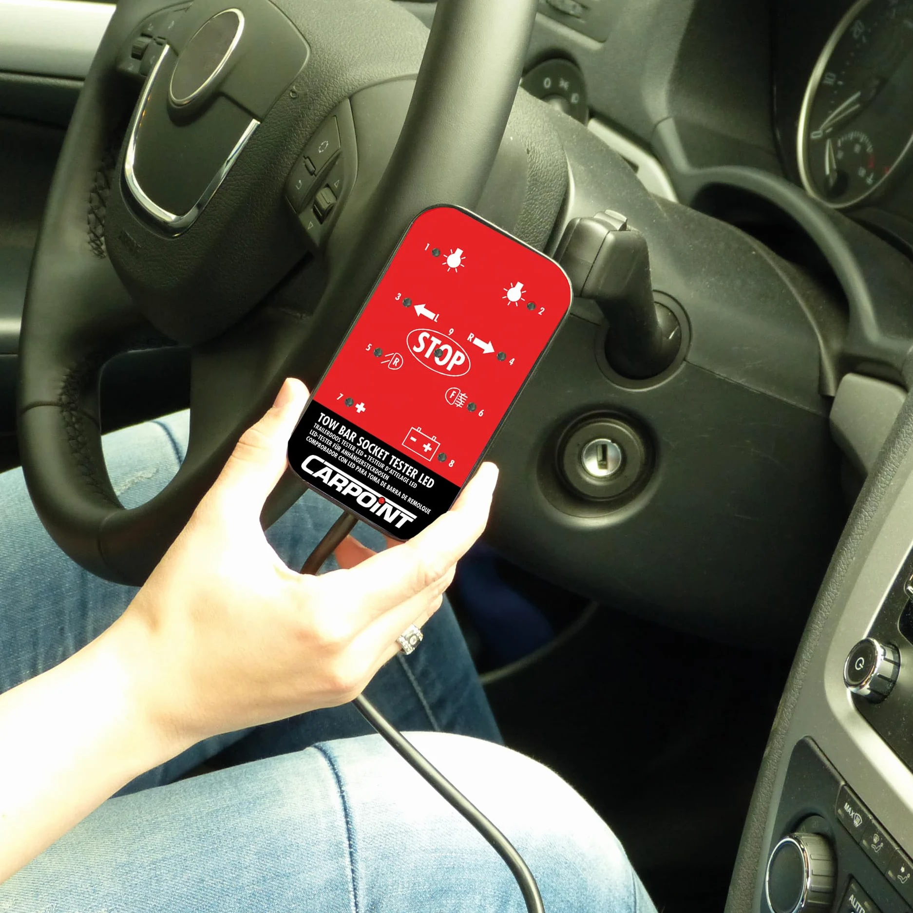 CARPOINT 0438118 Tester toma de remolque
