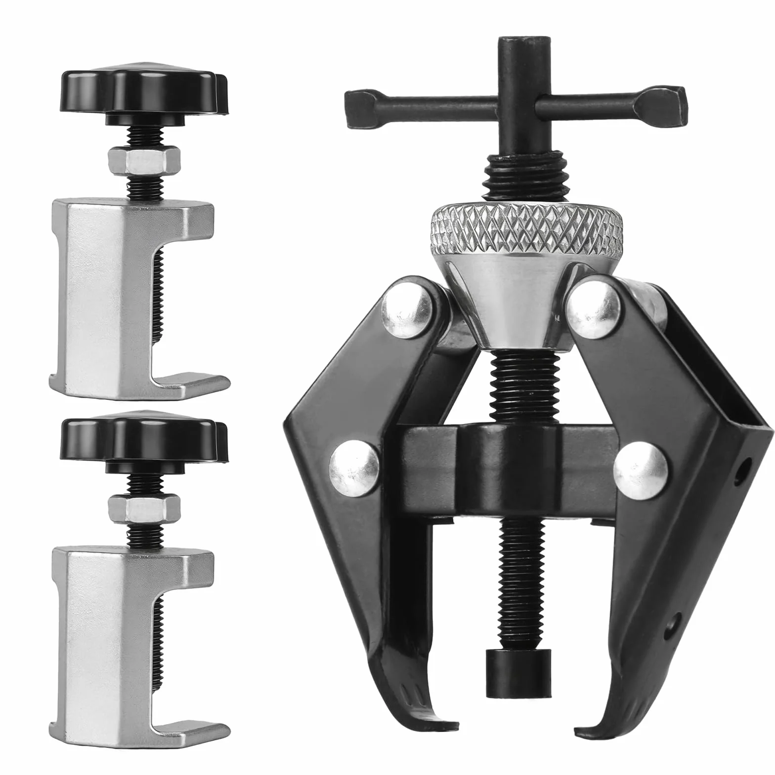 YiliYa 3 Piezas Extractores para Brazo de Limpiaparabrisas,Extractor de Terminales de Batería Extractor de Cojinetes Herramienta de Extracción de Brazo