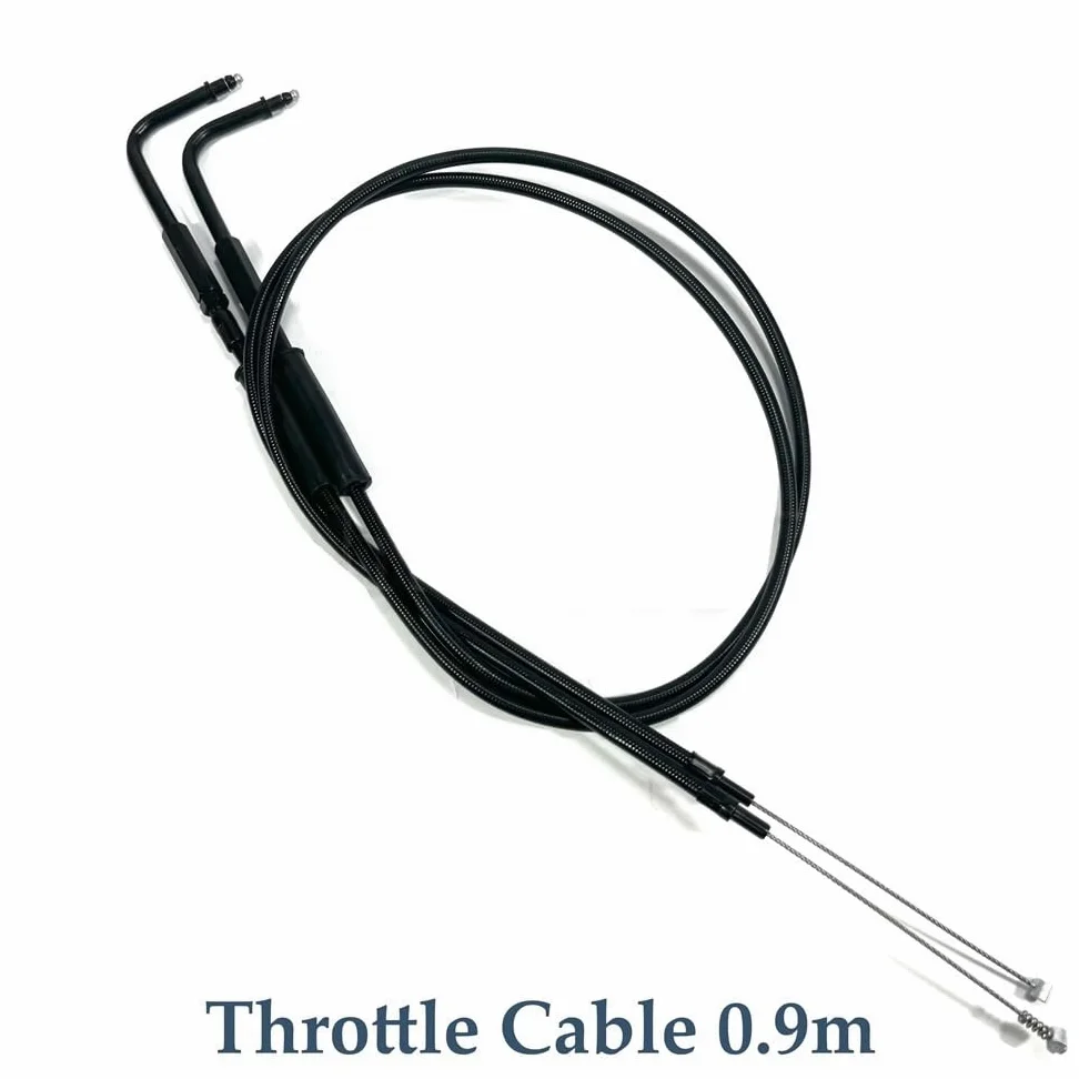 Accesorios para motocicleta, cables negros, Cable de acelerador para Sportster XL1200 883 para Dyna para Road King para Softail para Fat Boy