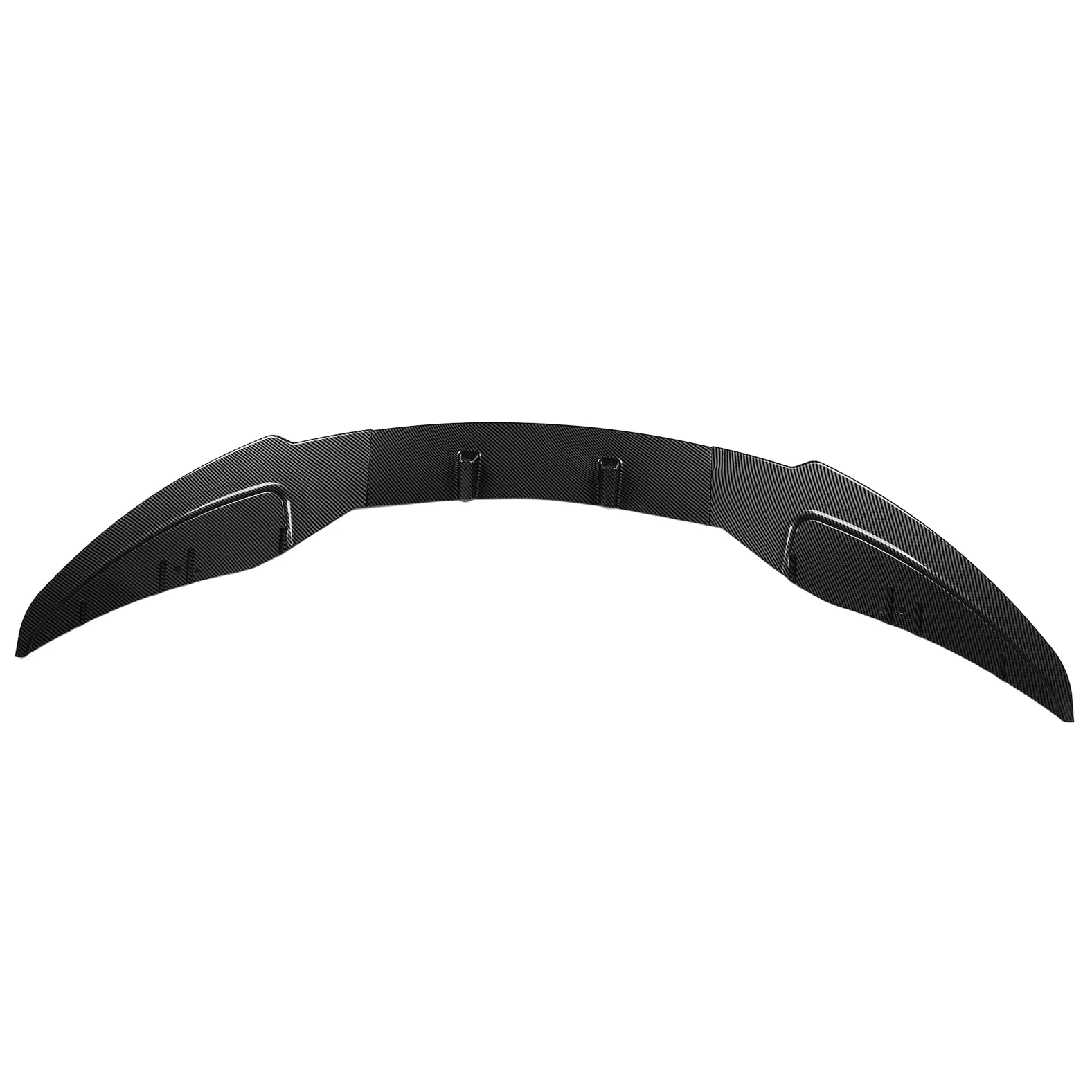 Alerón Divisor de Labios de Parachoques Delantero de Coche de 3 Uds para 1 Serie E81 E82 E87 E88 LCI Edición Estándar 2008-2011 (estilo de fibra de carbono)