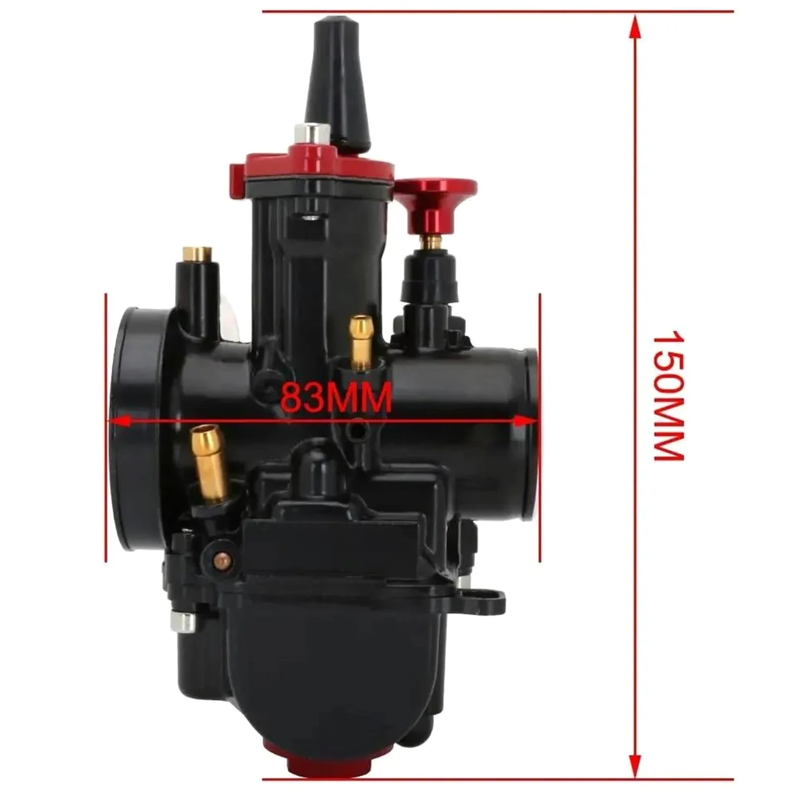 Pieza de motocicleta Carburador Universal Para PWK Para Motocicleta De 24MM Para Motor 90cc A 125cc Para Scooters ATV Bicicletas Eléctricas Todoterreno