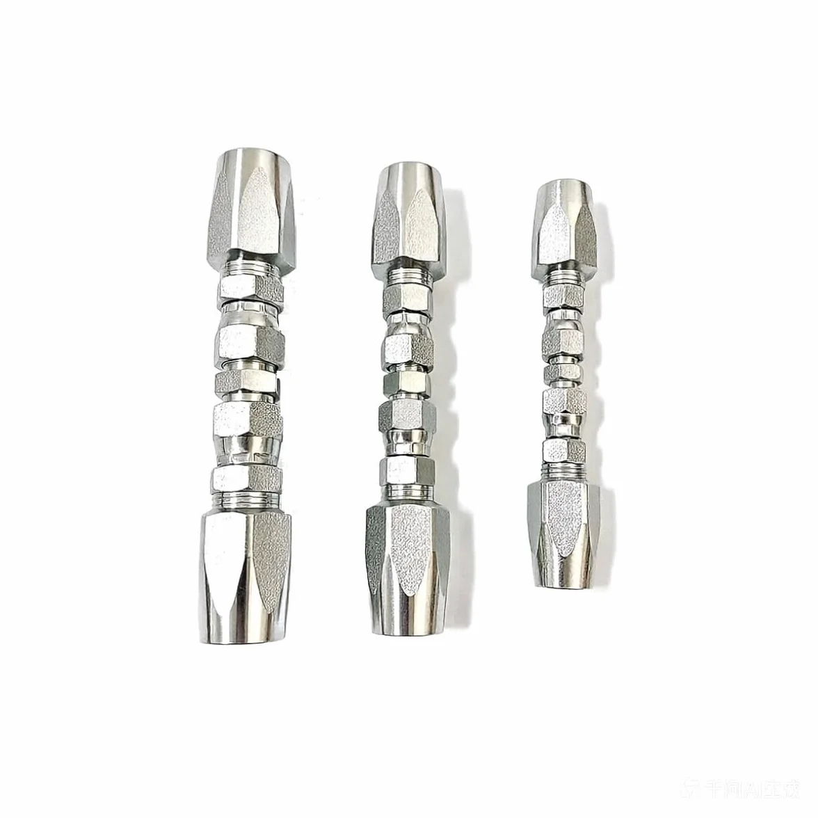 Kit de reparación de manguera hidráulica 4000 PSI 3 piezas 1/10.2 cm 3/20.3 cm 1/5.1 cm para mangueras R2 R16 R17 R19