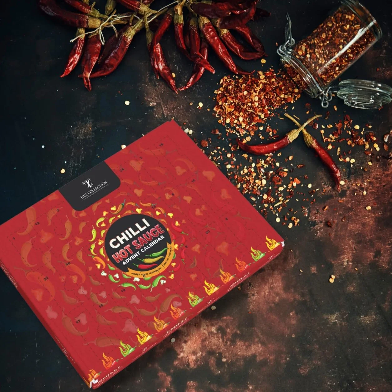 TILZ COLLECTION Calendario de Adviento 2025 24 días Salsa Picante
