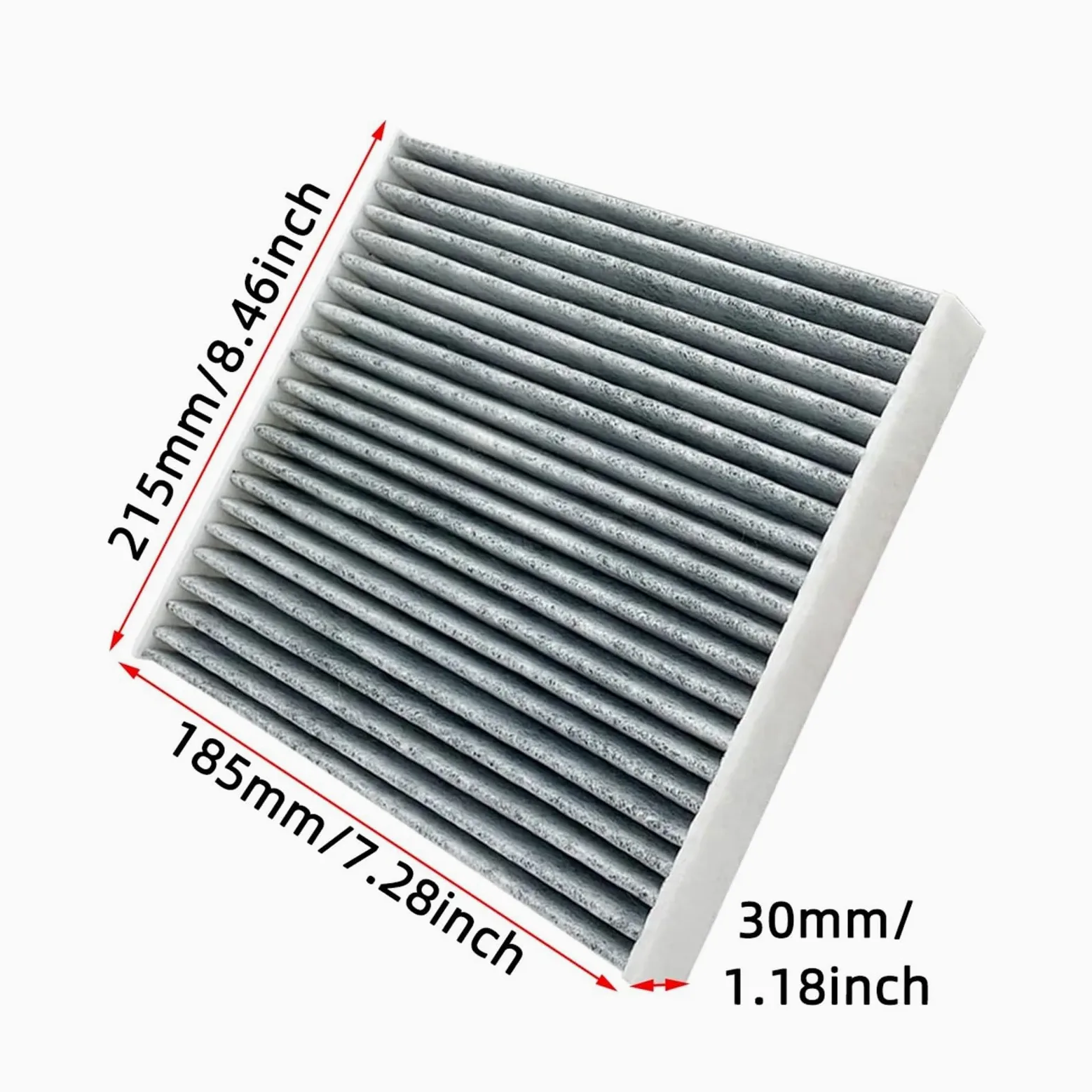 Filtro de aire de cabina de coche, polen, gases de escape, reemplazo de accesorios, apto para Mazda CX-9 2016-2023 CF12157 871390E040 Filtro de habitáculo