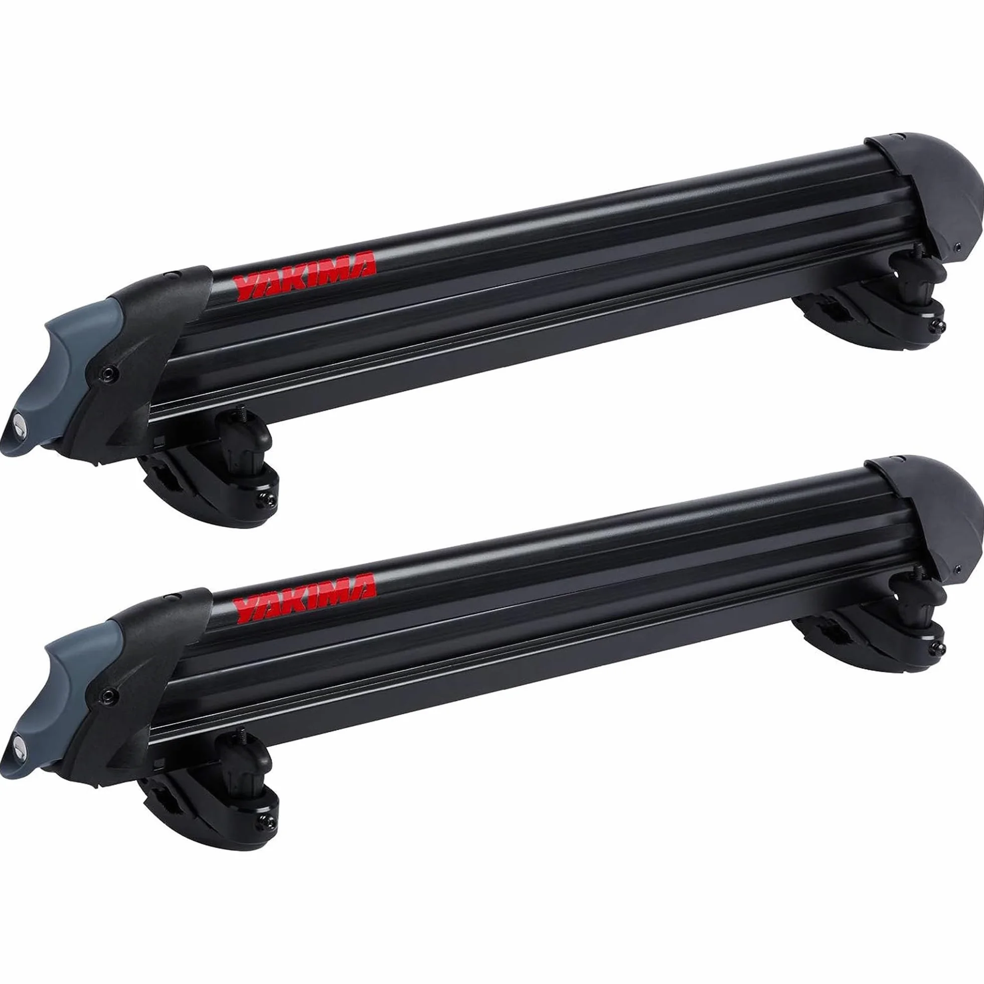 Yakima, PowderHound 6 Soporte de esquí y Snowboard, se Adapta a hasta 6 Pares de esquís o 4 Tablas de Snowboard, Paseos Silenciosamente, se Adapta a la mayoría de bastidores de Techo, Negro