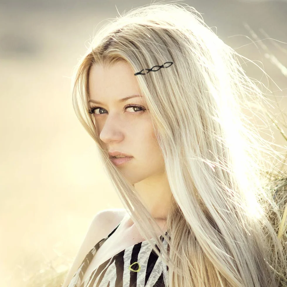 Pinza Para el Cabello Geométricas de Metal, 24 Piezas, 8 Estilos Horquillas para Mujeres