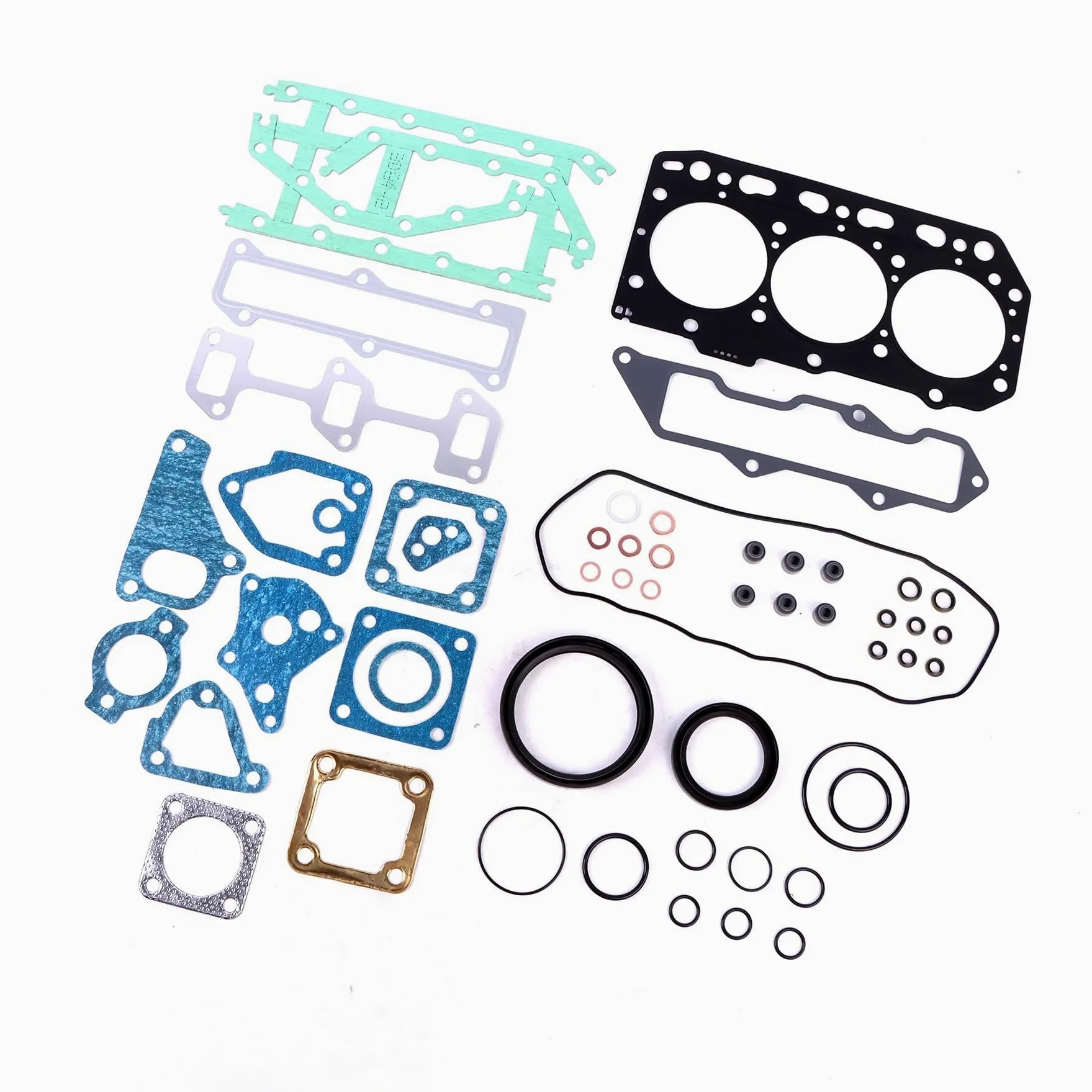 SINOCMP YM729150-92910 YM129001-01340 Kit de juntas de revisión del motor compatible con Yanmar 3TNV88 miniexcavadora cargadora de dirección carretilla elevadora