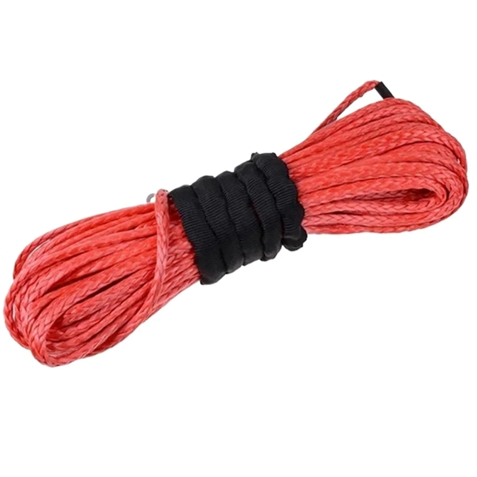 Cable de Remolque for cabrestante de 6 mm x 15 m, Cuerda de Fibra sintética, 4500 LB(Blue)
