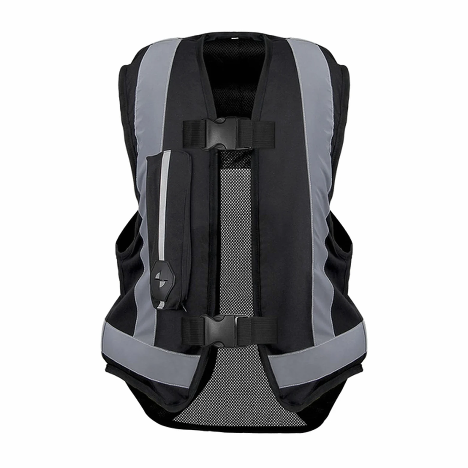 Chaleco De Seguridad Chaleco reflectante Motocicleta Bolsa de aire Air-Bag Chaleco Airbag Moto Reflective Seguridad Chaleco Profesional Bolsa de aire avanzada Ropa reflectante Chaleco Reflectante(Blac