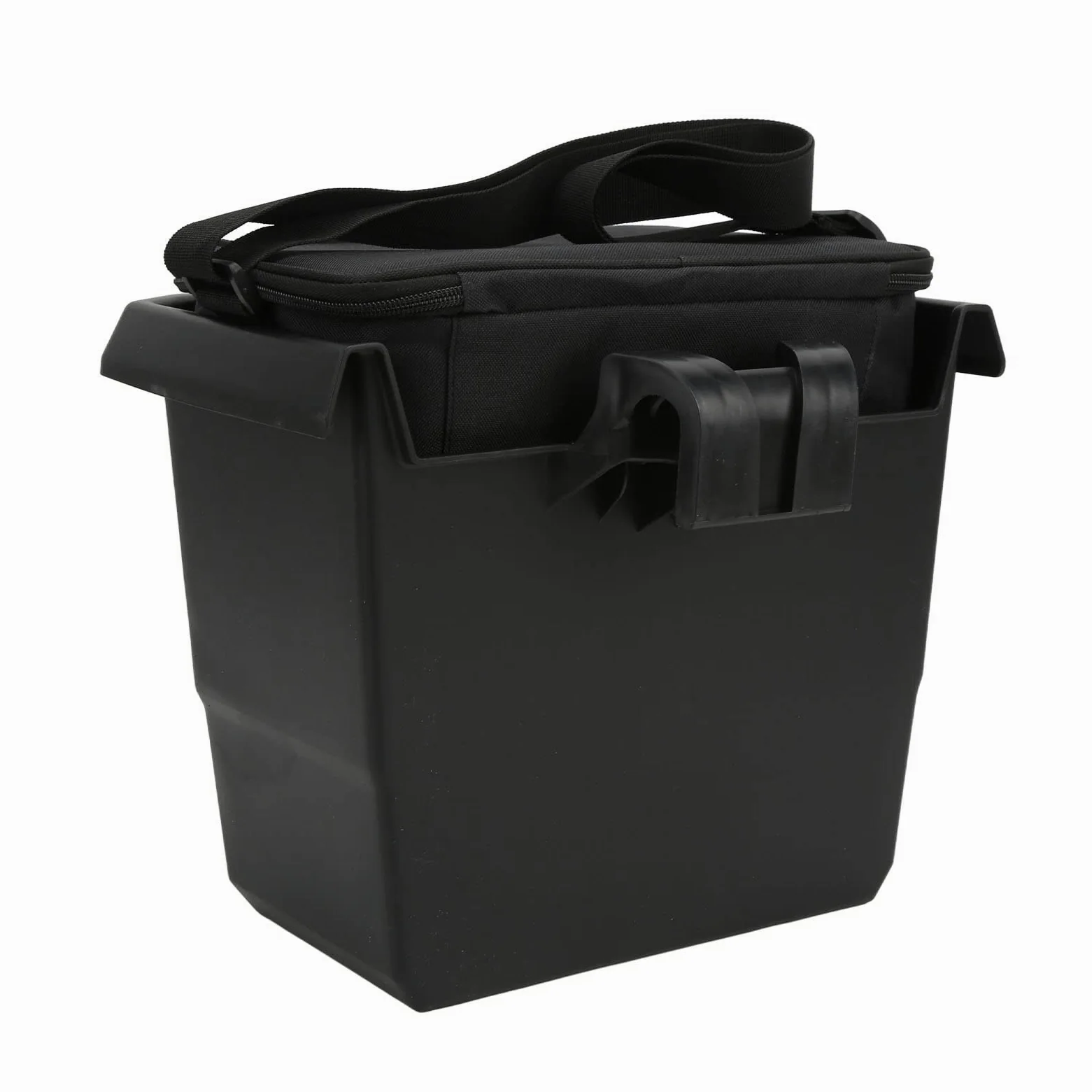 Caja de almacenamiento debajo del asiento 715003446 Compartimiento de almacenamiento debajo del asiento central ABS de gran capacidad 8L con bolsa para HD10 HD5 HD8