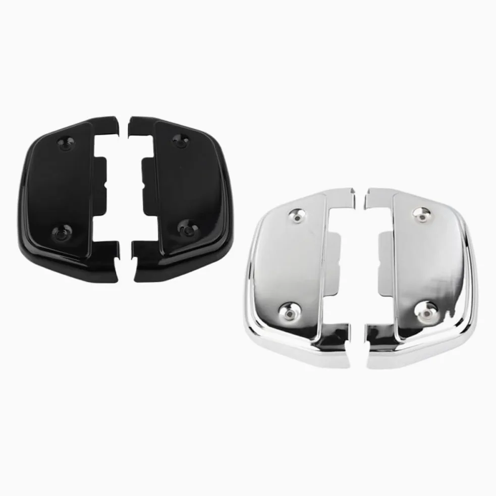 Cubiertas para estribo de pasajero de motocicleta, compatibles con Electra Street Road Ultra Softail, tapa de pie en forma de D