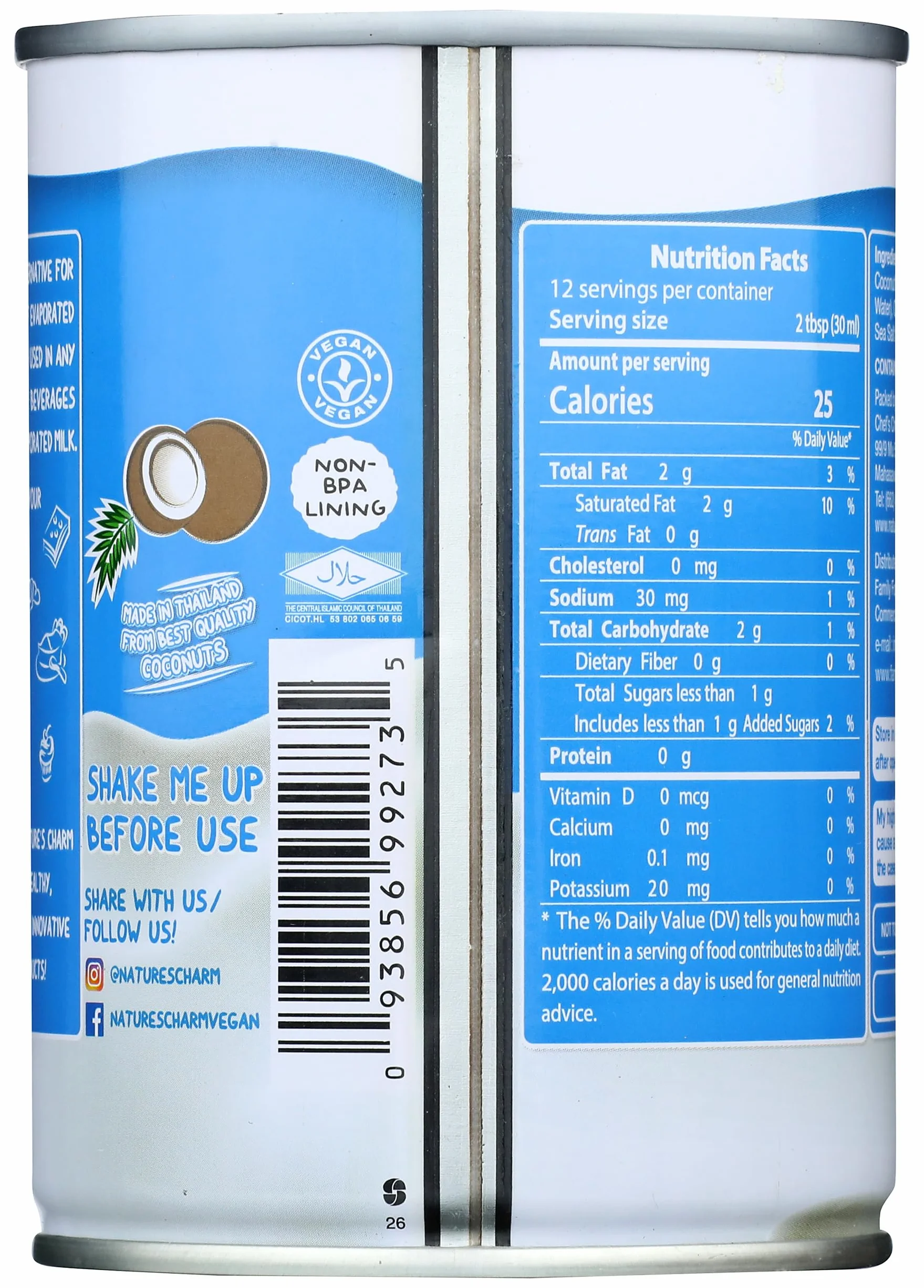 Nature's Charm Leche de Coco Condensada 360 ml