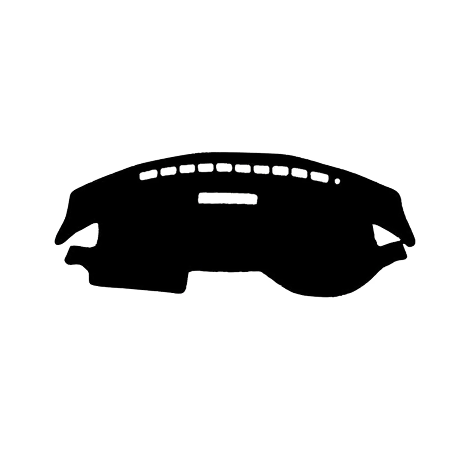 Protector Salpicadero Para Suzuki Para Swift Sport 2005-2010 Salpicadero De Coche Cubierta Tipo Parasol Alfombrilla Para Panel Instrumentos Alfombra Resistente | RHD Black Side