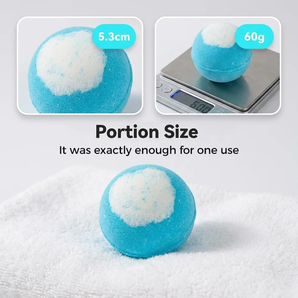 Bombas de baño naturales para niños 12 unidades con juguete sorpresa