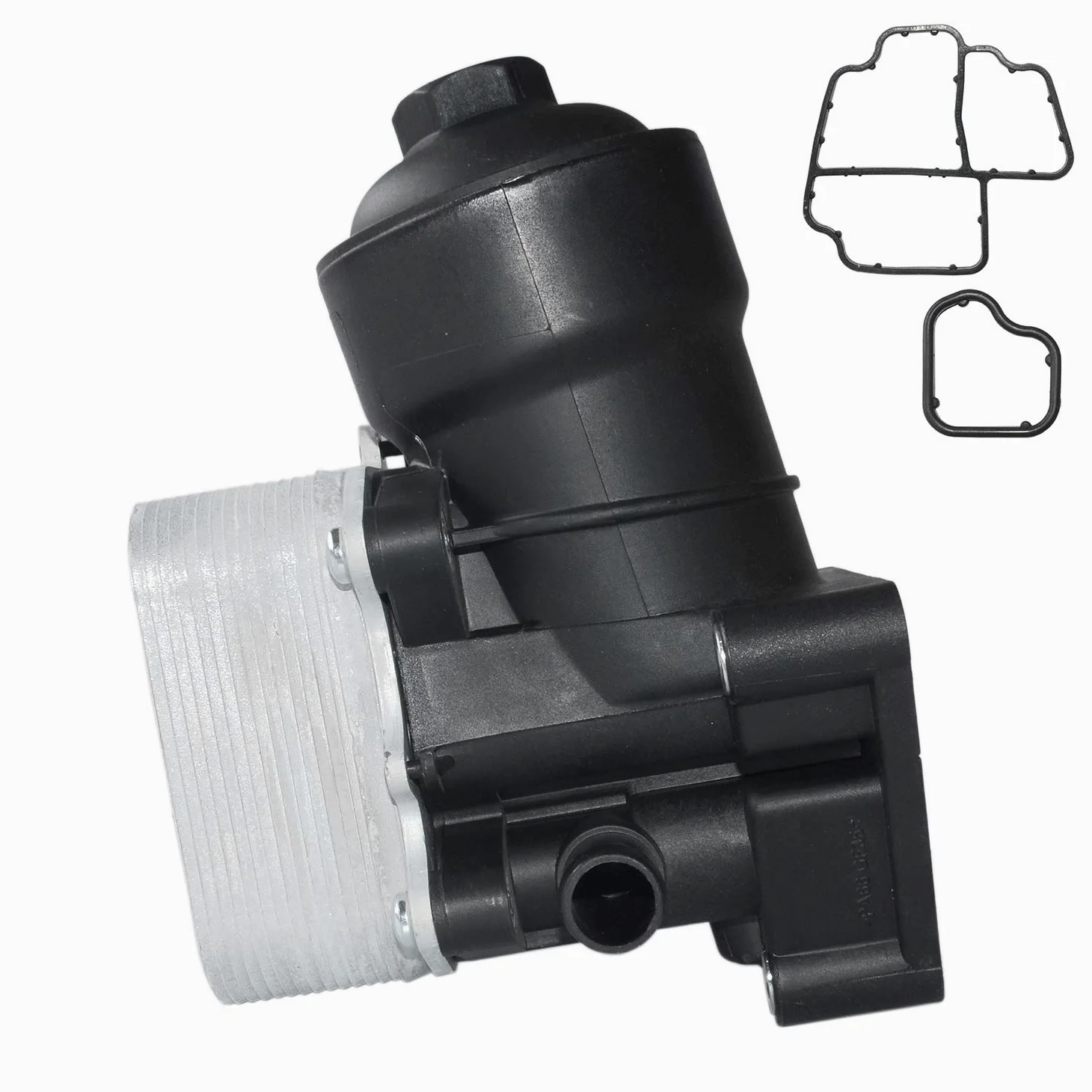 Caja del filtro de aceite filtro de aceite enfriador de aceite Compatible con A3 A4 A6 Q5 TT 1,6 2,0 TDI 03L115389G 03L115389B
