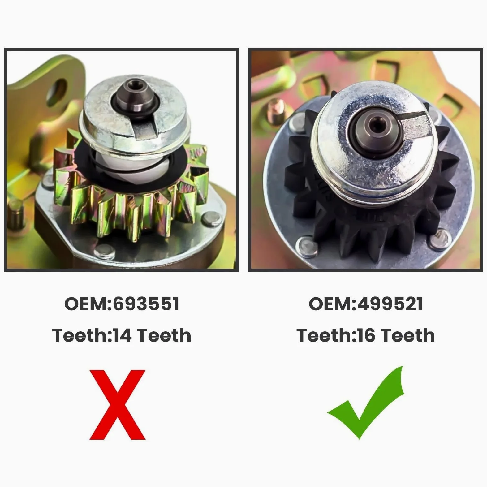 Controlador de bomba relé corte combustible arranque para cortacésped Briggs & Stratton Toro 16 dientes 106883 499521 5778 SBS0004