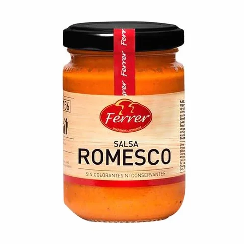 Salsa romesco FERRER frasco de 150 g Pack 4 unidades