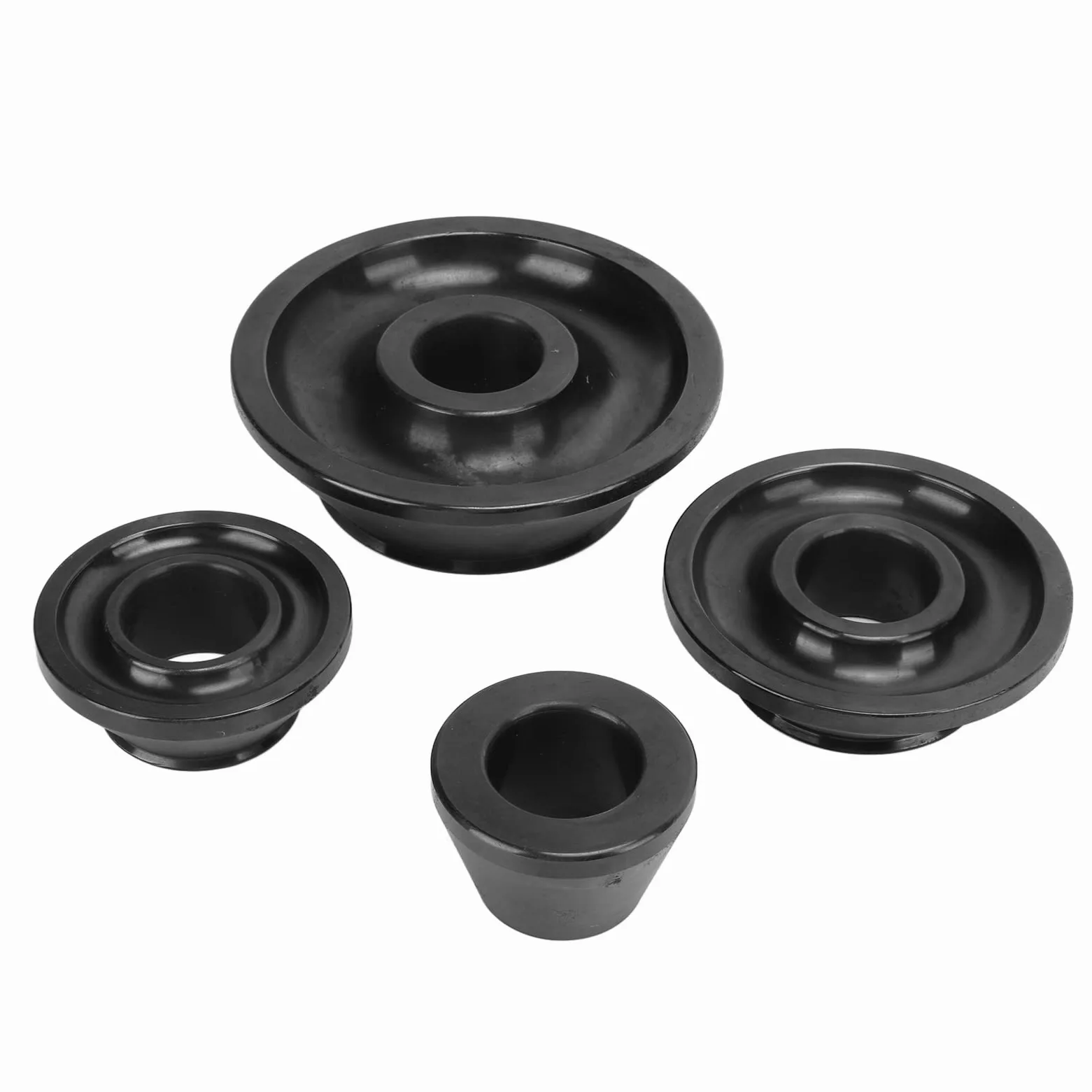 Juego de Adaptadores Cónicos para Equilibrador de Ruedas Duradero, 4 Uds., para Coche, Camión, SUV, Eje de 36mm, Acero Al Carbono de Calidad