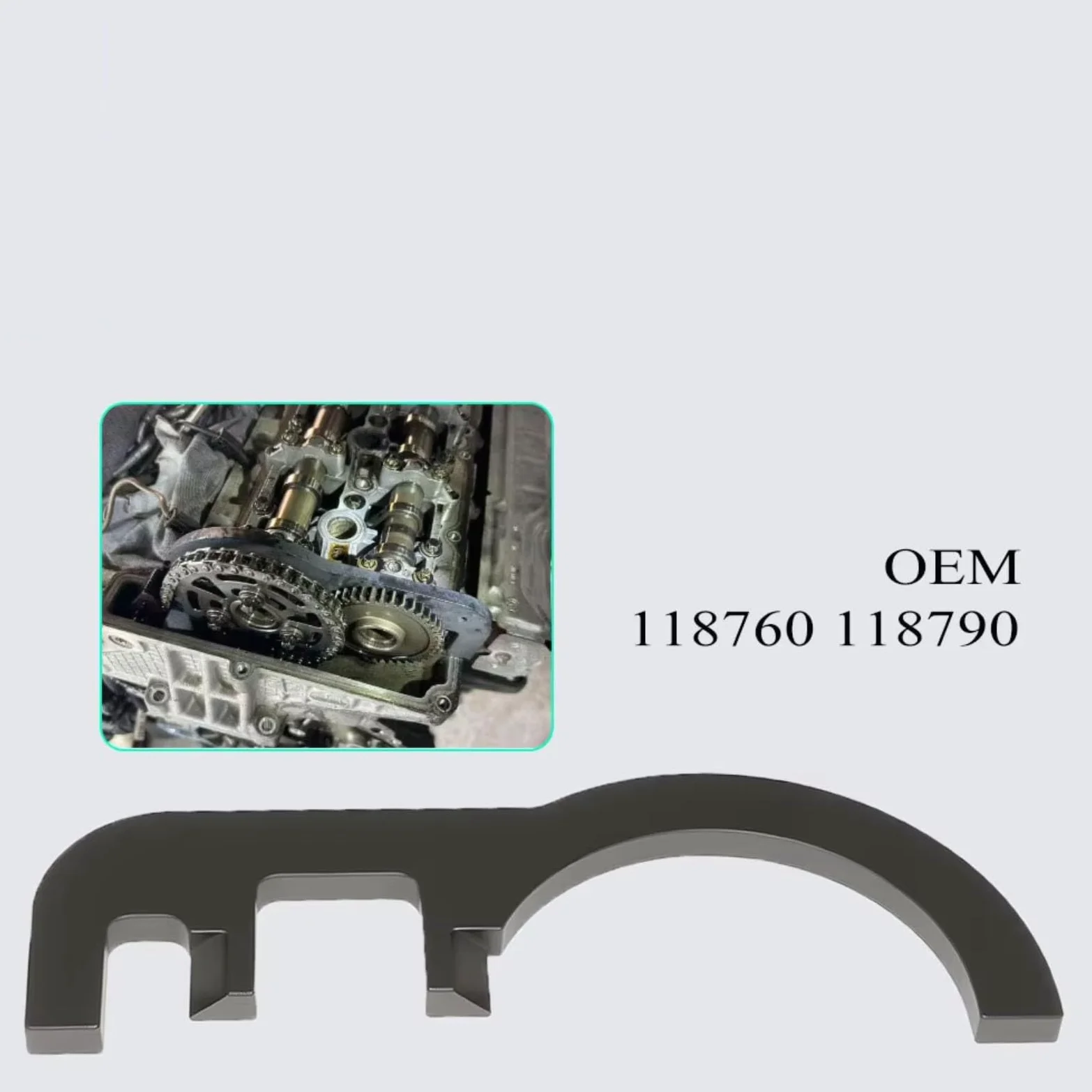 Compatible con para 530d GT F07 2009-2012 Herramientas De Alineación del Eje Equilibrio Árbol Levas Motor Coche Kit Sincronización Herramienta Calado Motor