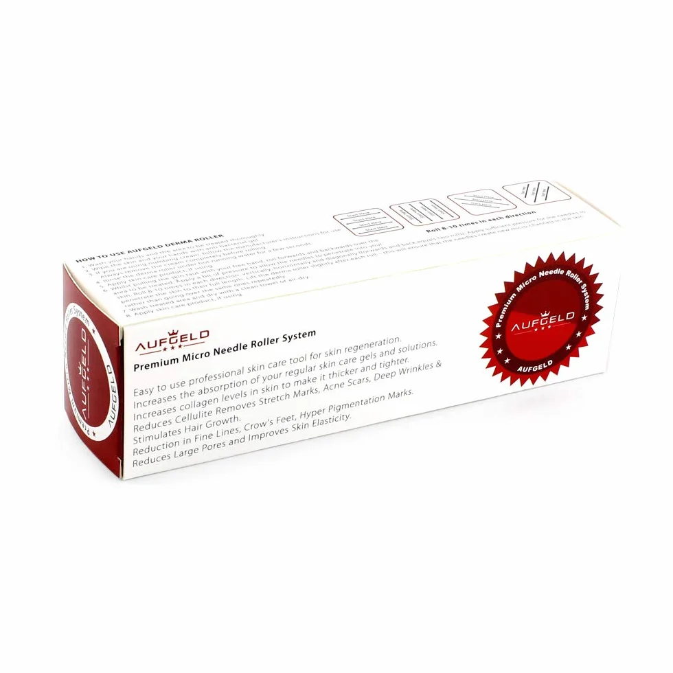 Rodillo 192 agujas 3.0mm titanio microaguja cuidado piel arrugas pérdida cabello