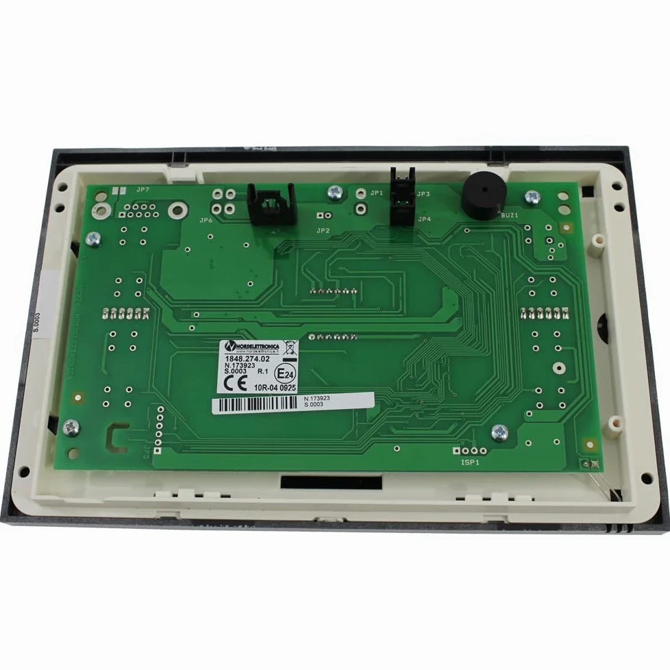 Panel de control Nordelettronica NE274 para autocaravana, caravana, barco y remolque