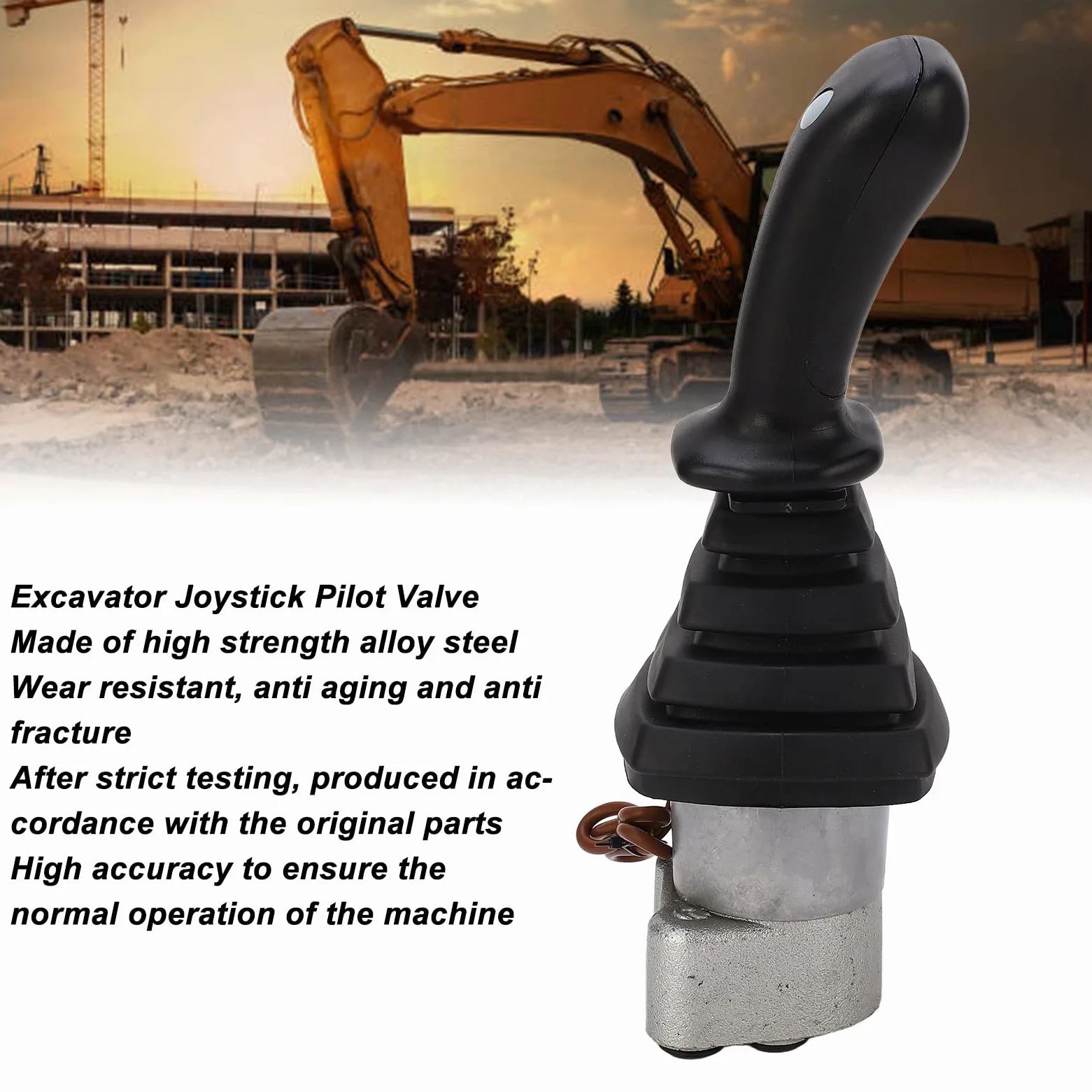 Válvula Piloto de Joystick Excavador, de Operación de Acero de Aleación de Alta Precisión con Inspección Estricta para Modelos de Ensamblaje y Excavadoras de Rexroth