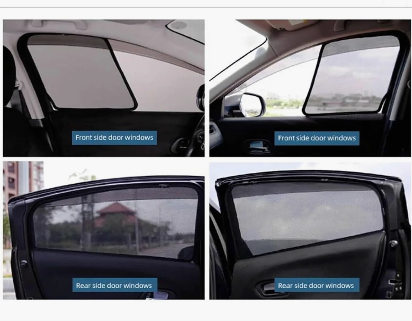 Parasol Coche para Hyundai para Grand para Santafe XL 2013-2020 Coche magnético Parasol Parabrisas Delantero Ventana Lateral Trasera Visor(R Windshield)