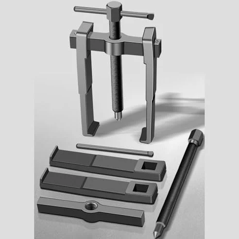 Kit de extractor de rodamientos de dos garras de acero de alto carbono, herramienta de extracción de rodamientos de rueda y engranajes de 6 pulgadas, extractor de rodamientos pequeños para rodamientos