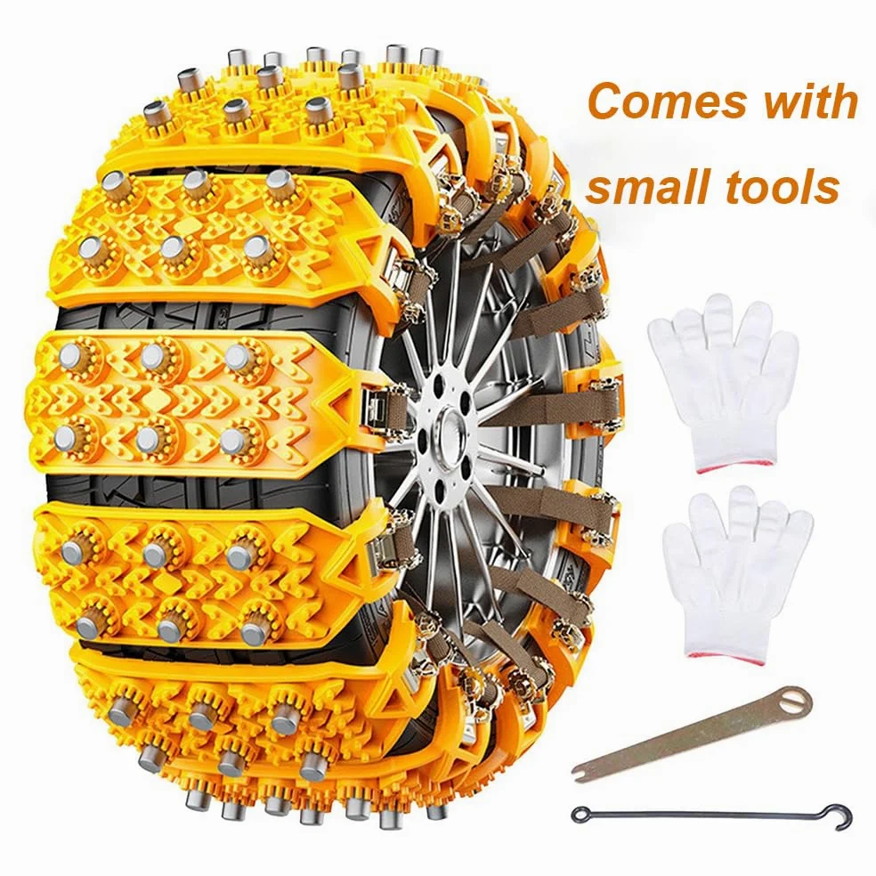 Cadenas Coche Nieve para Smart #1 2023-pr, Austables Antideslizante Cadenas, Instalación Rápida, para Carreteras con Hielo y Nieve, Cadenas Nieve,B-6PCS