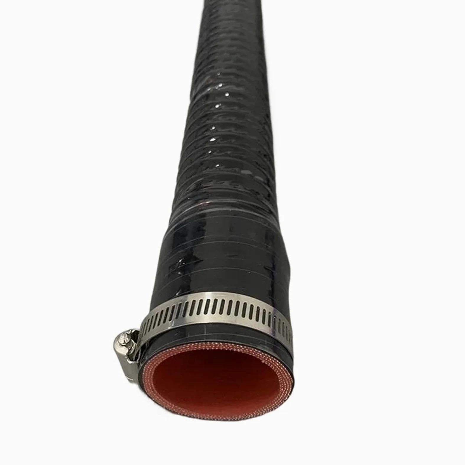 Colector De Admisión Del Motor Del Automóvil Longitud 500 Mm ID 30-1000 Manguera Entrada Aire Para Automóvil Para Y 2 Abrazaderas Tubo | Black,ID 90mm