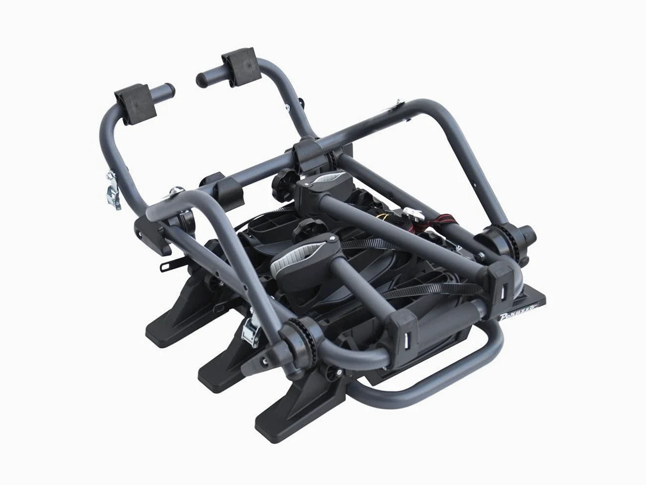 Portabicicletas trasero Peruzzo Pure Instint, 3 bicicletas, compatible con Peugeot Partner Tepee desde 2015 en adelante – Max 45 kg – También para bicicletas eléctricas y Fat Bike – Homologado